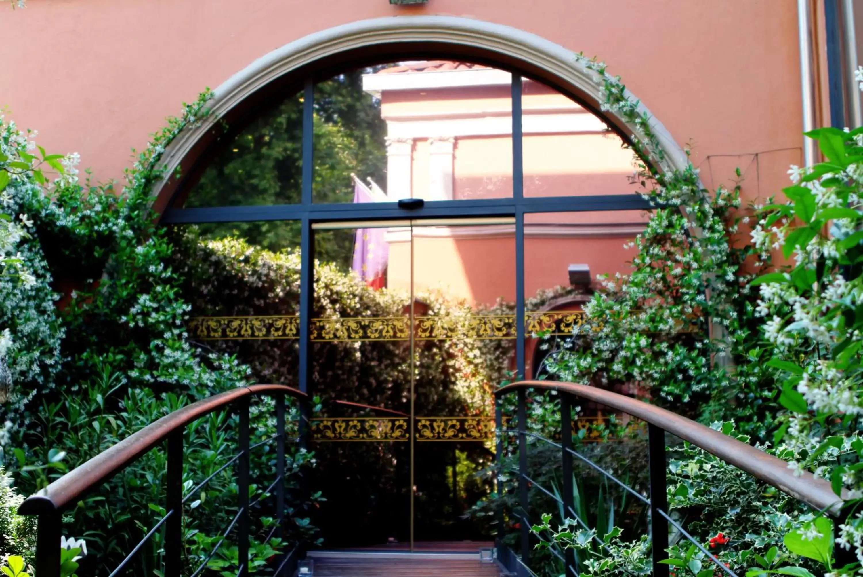 Decorative detail in Hotel Dei Pittori