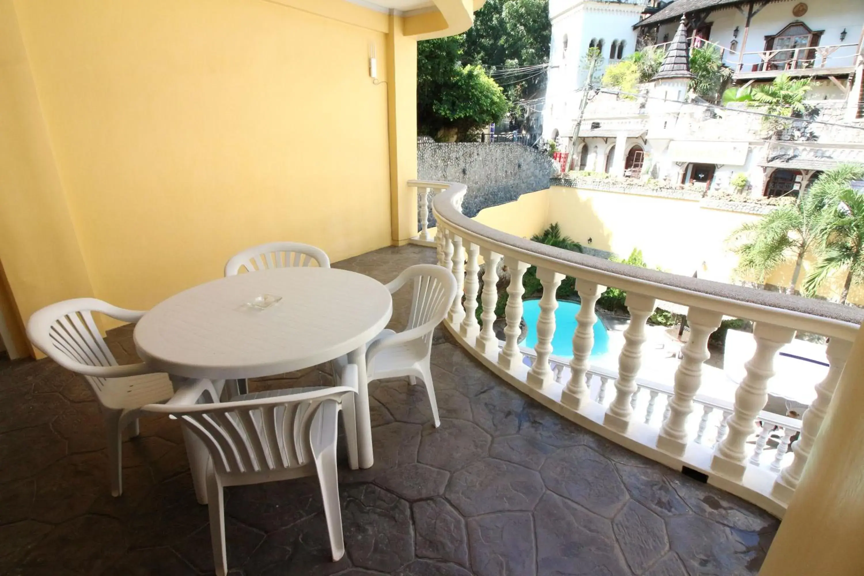 Balcony/Terrace in Mermaid Resort and Dive Center