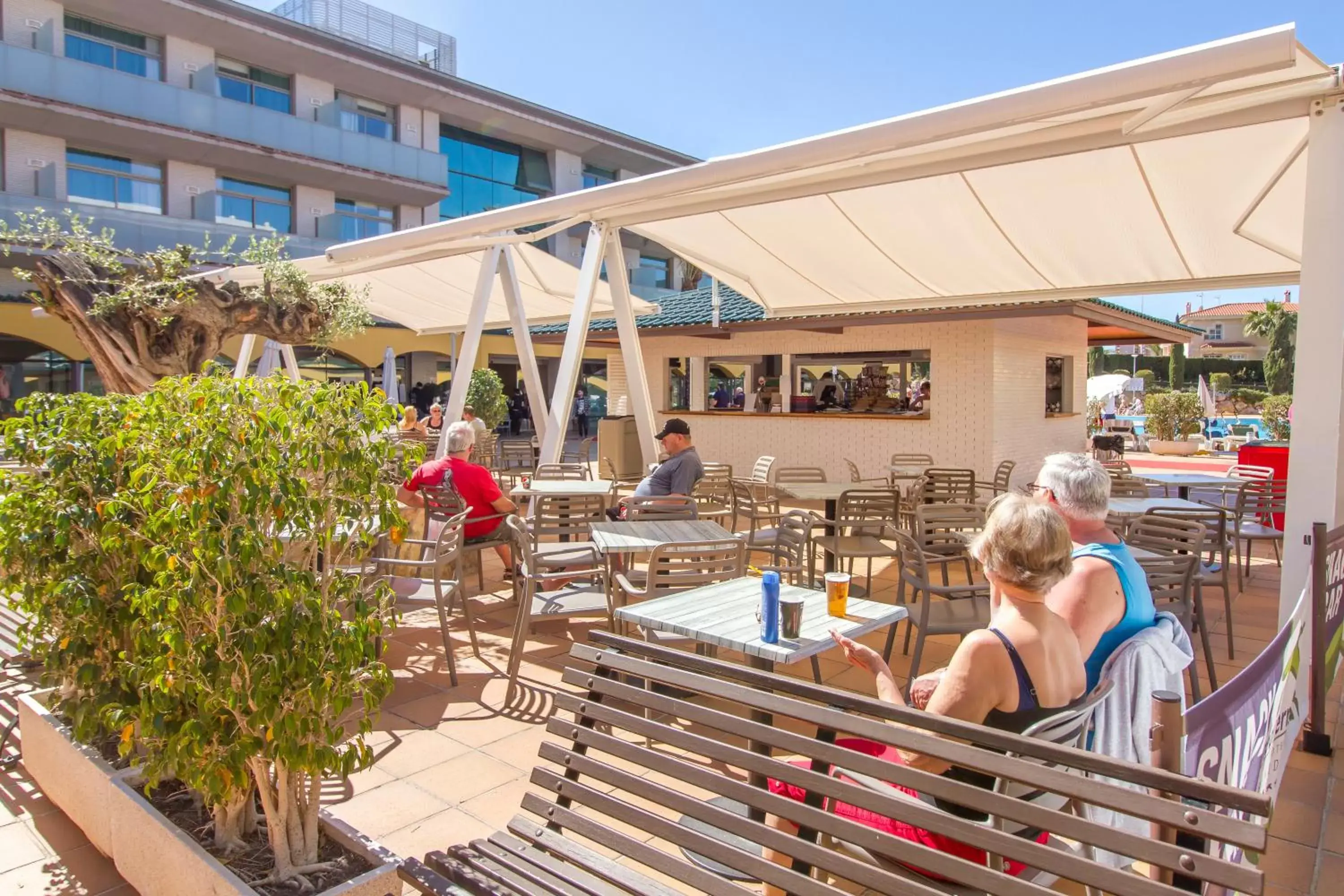 Lounge or bar in Hotel Mediterraneo