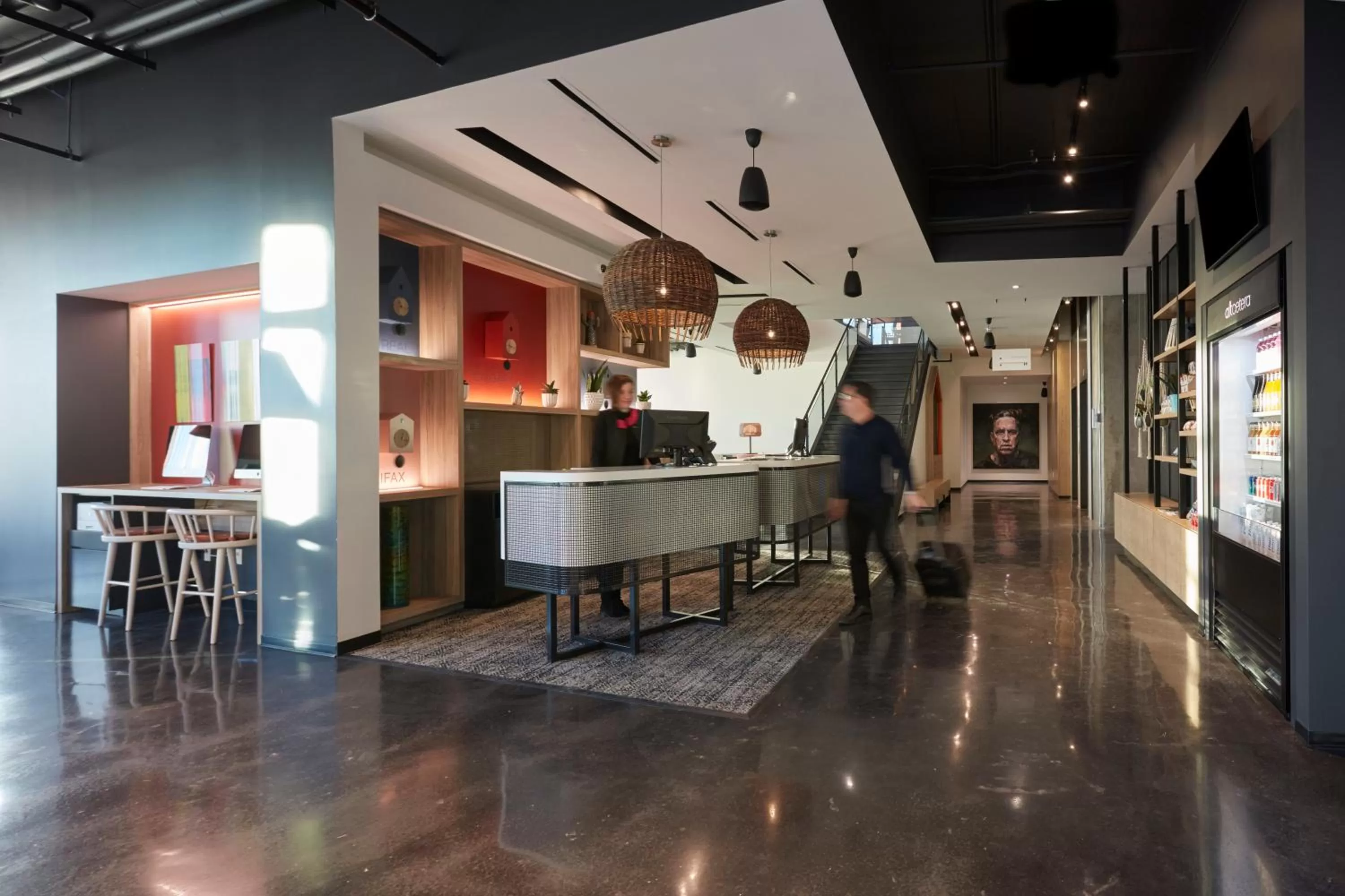 Lobby or reception in Alt Hotel Calgary East Village