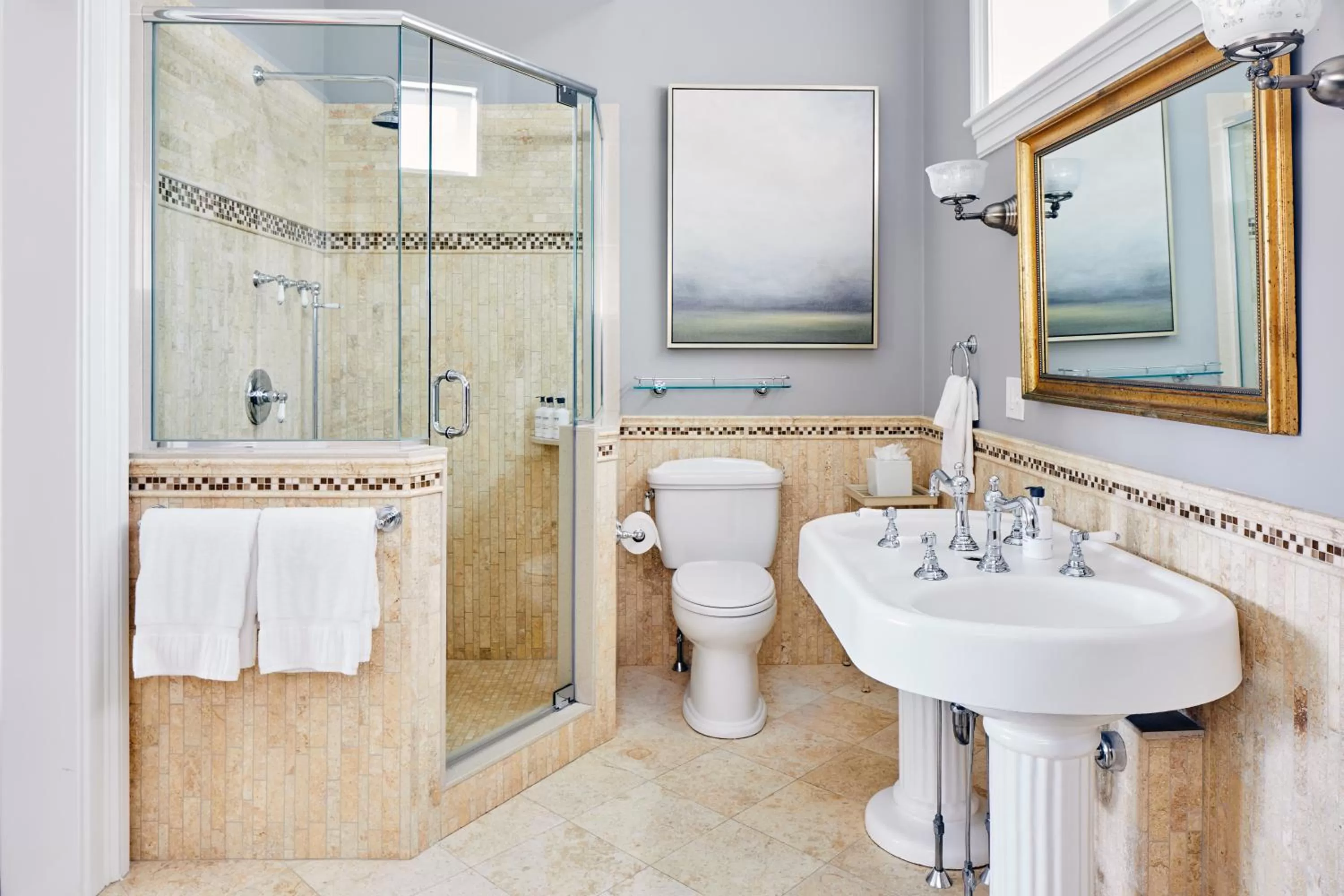 Shower in The Cliffside Inn