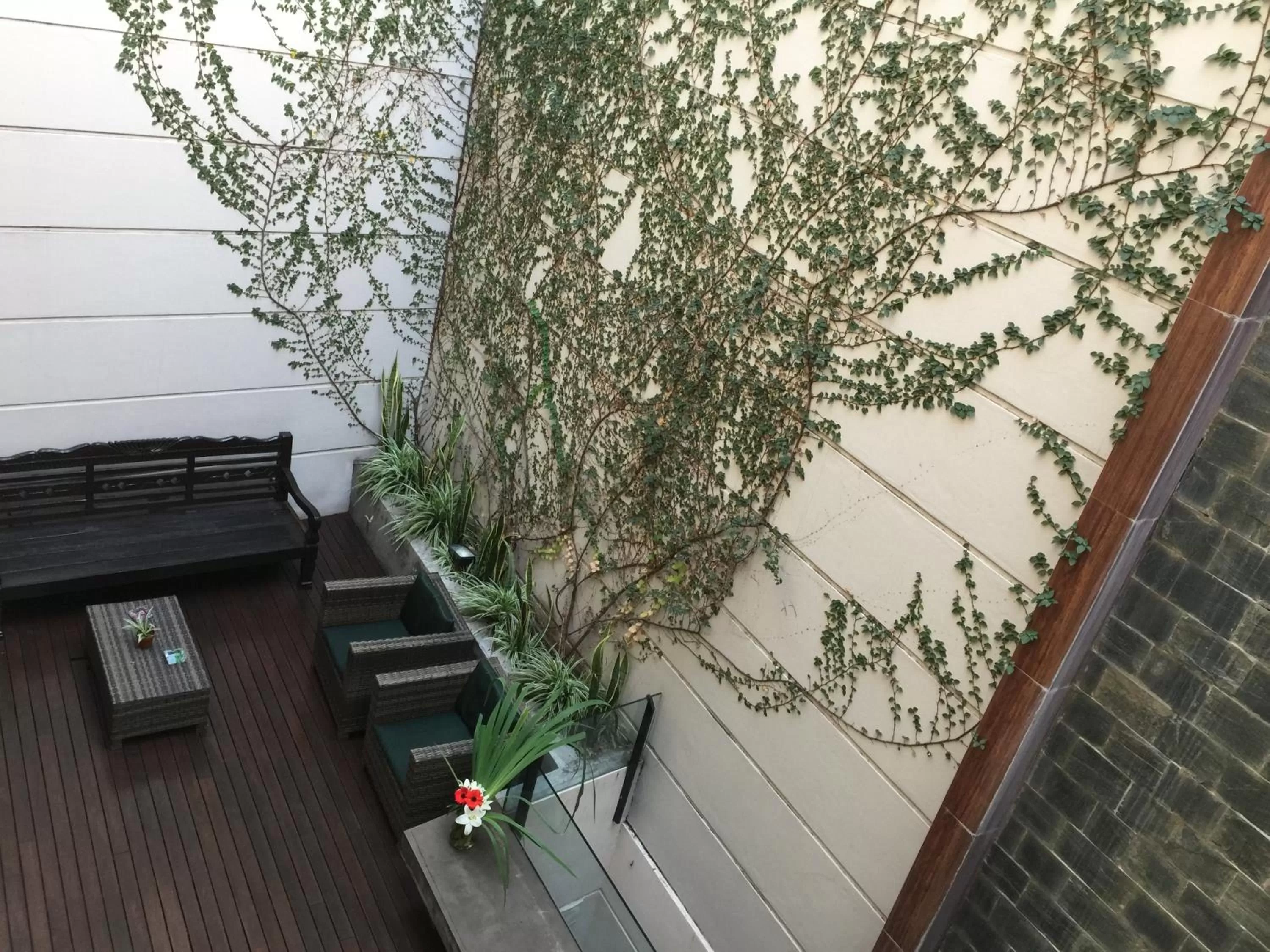 Garden view in Purobaires Hotel Boutique