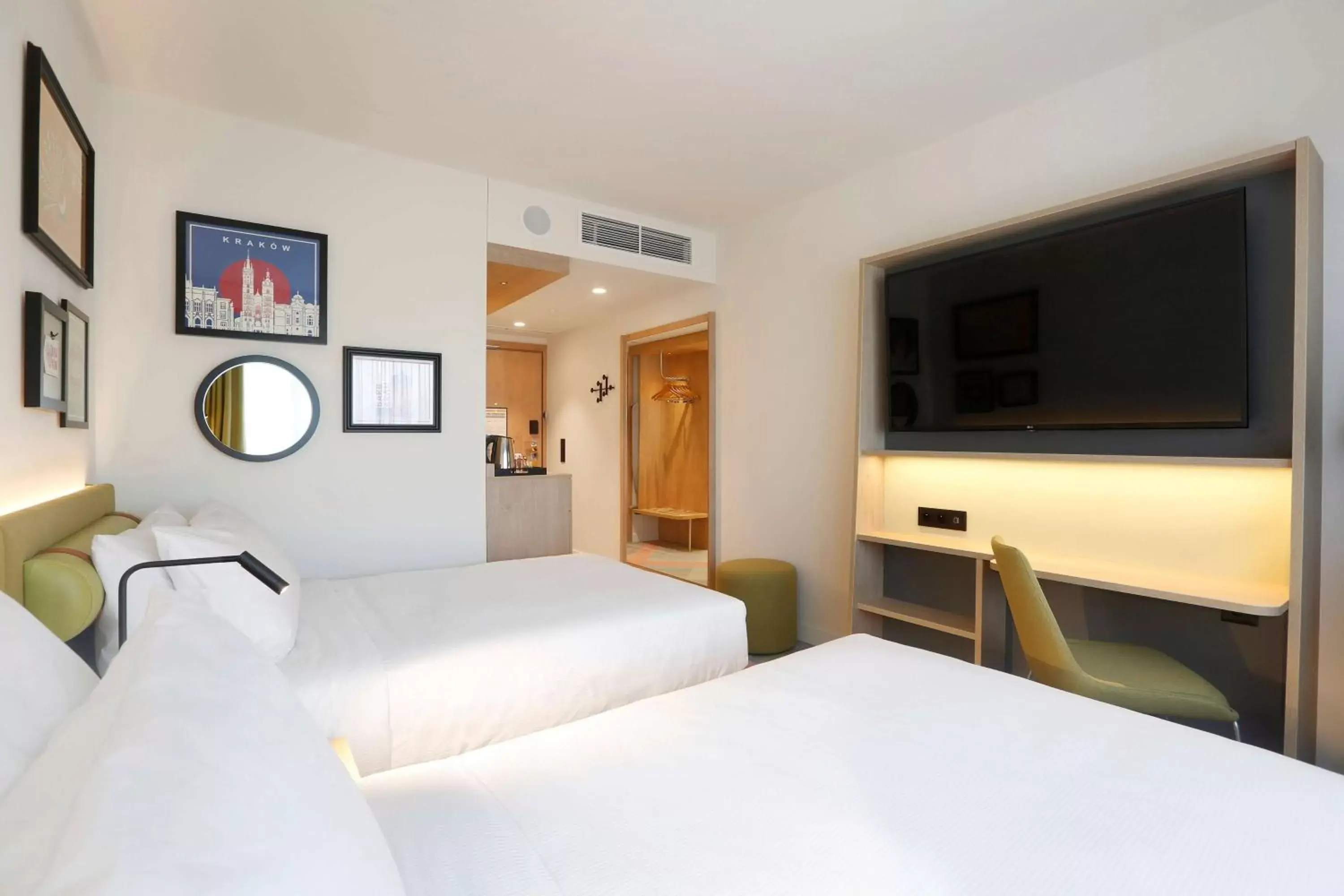 Bedroom, Bed in Hampton by Hilton Krakow Airport Bedroom, Bed in Hampton by Hilton Krakow Airport