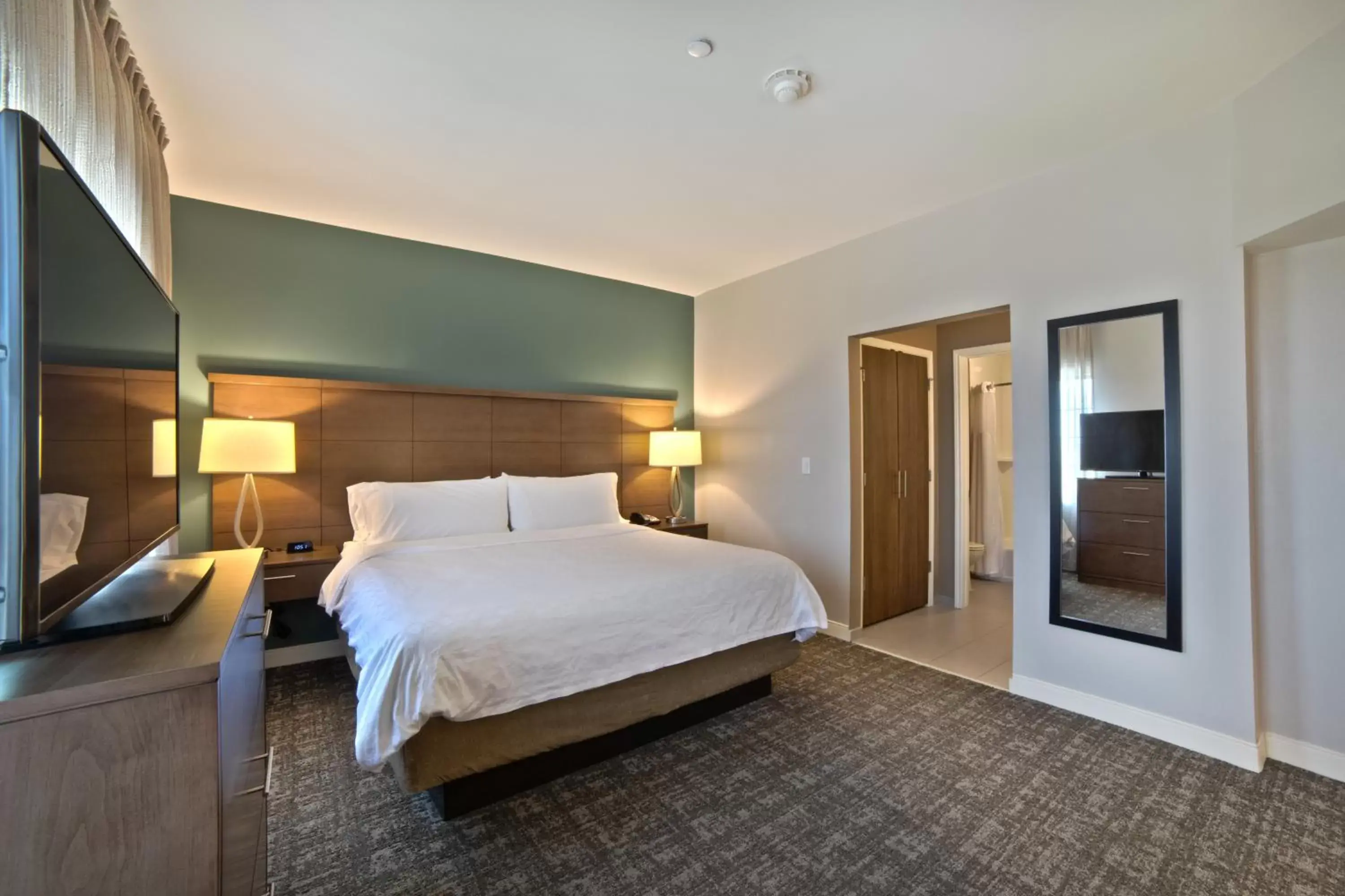 Bed in Staybridge Suites Houston - Humble Beltway 8 E, an IHG Hotel