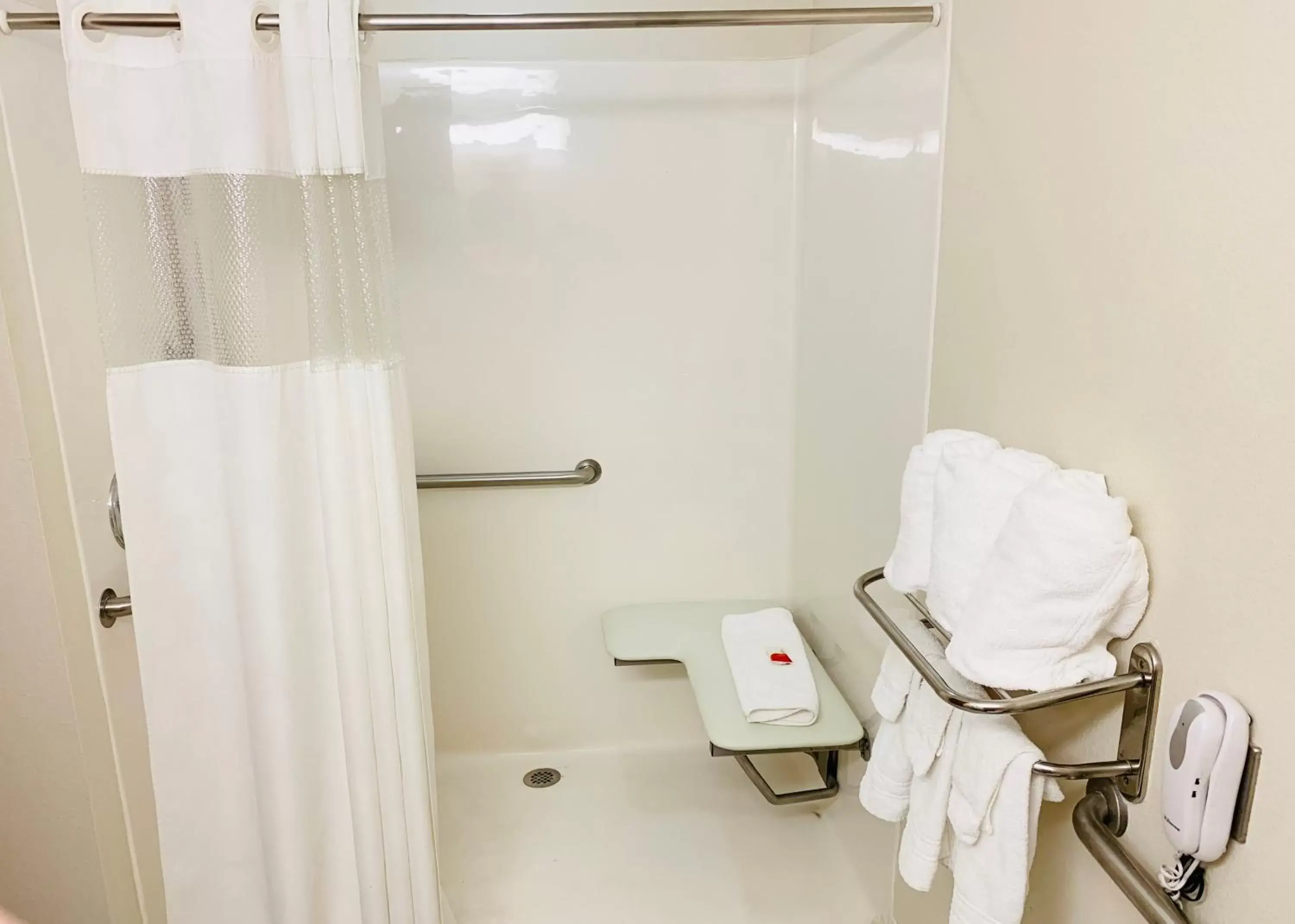 Bathroom in Ramada Limited and Suites Bloomington