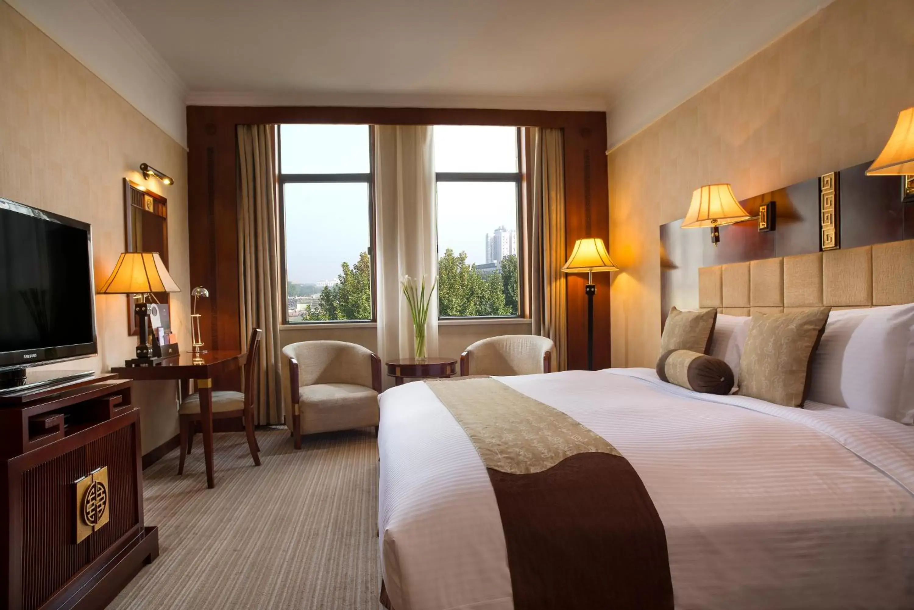 Bed in Grand Mercure Xian On Renmin Square Bed in Grand Mercure Xian On Renmin Square