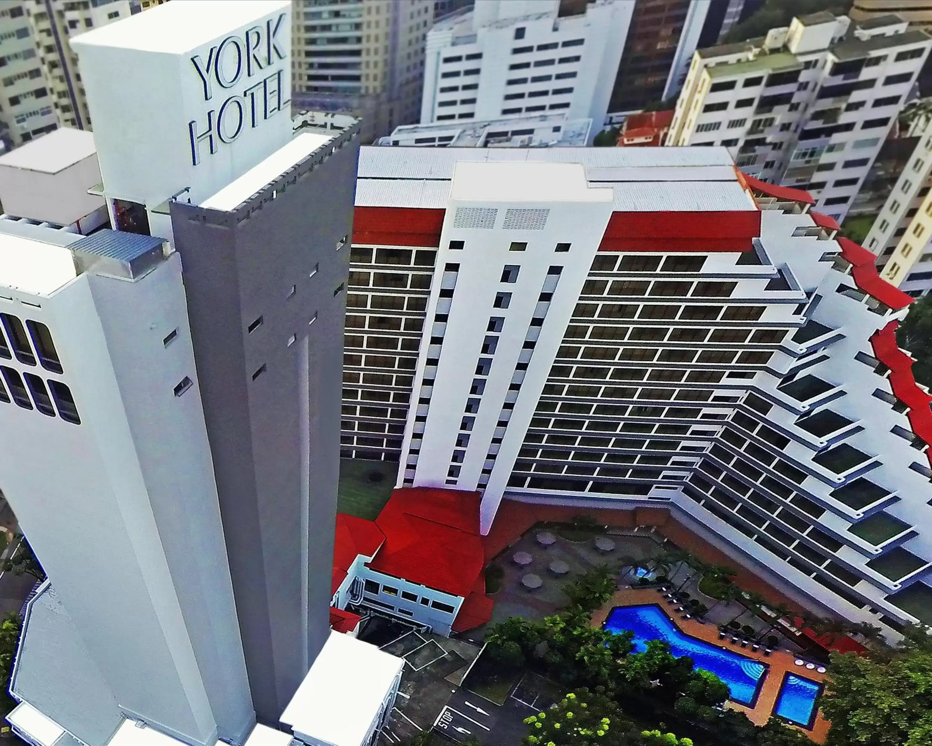 Bird's eye view, Bird's-eye View in York Hotel