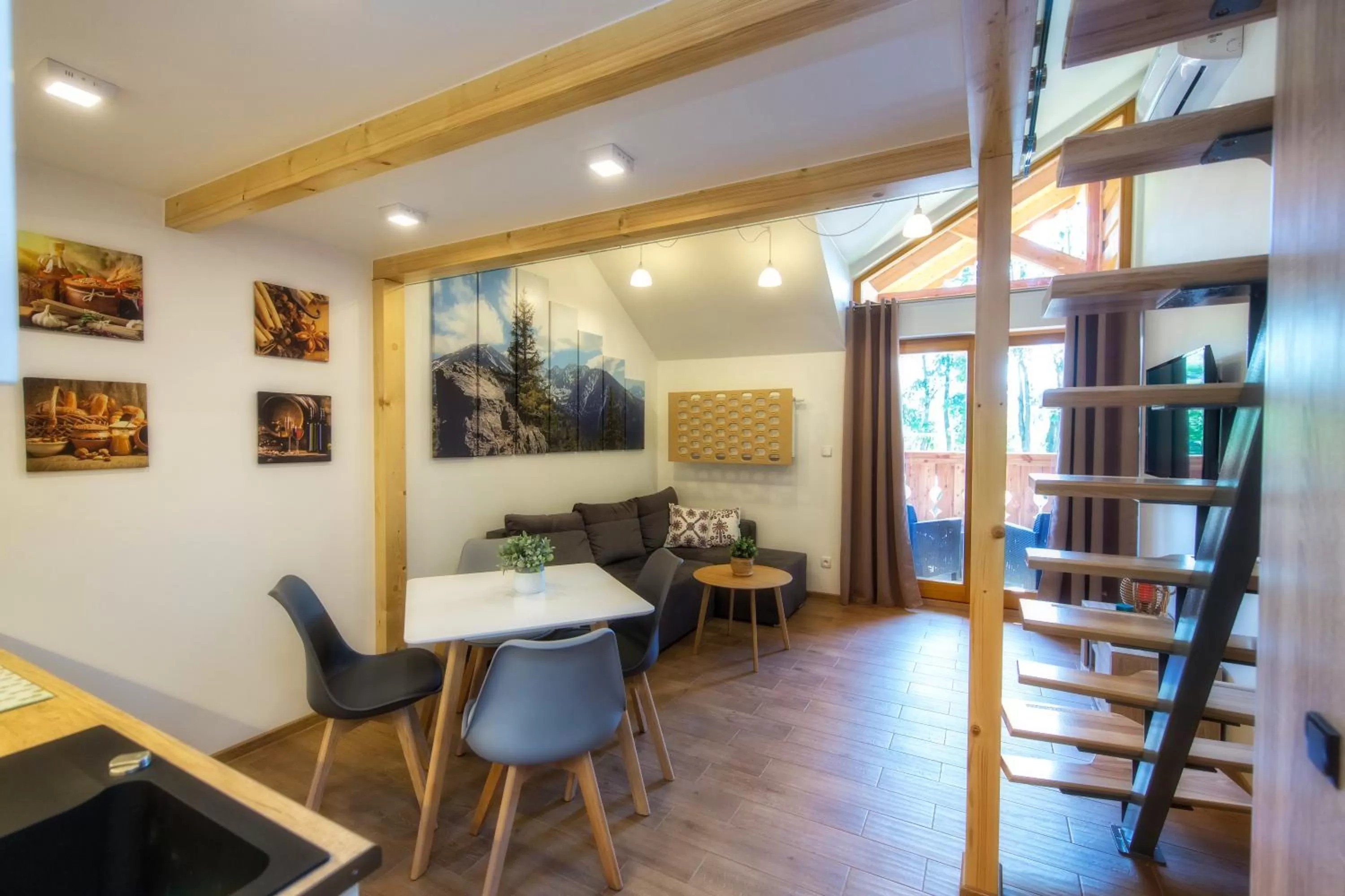 Living room in Aparthotel Giewont