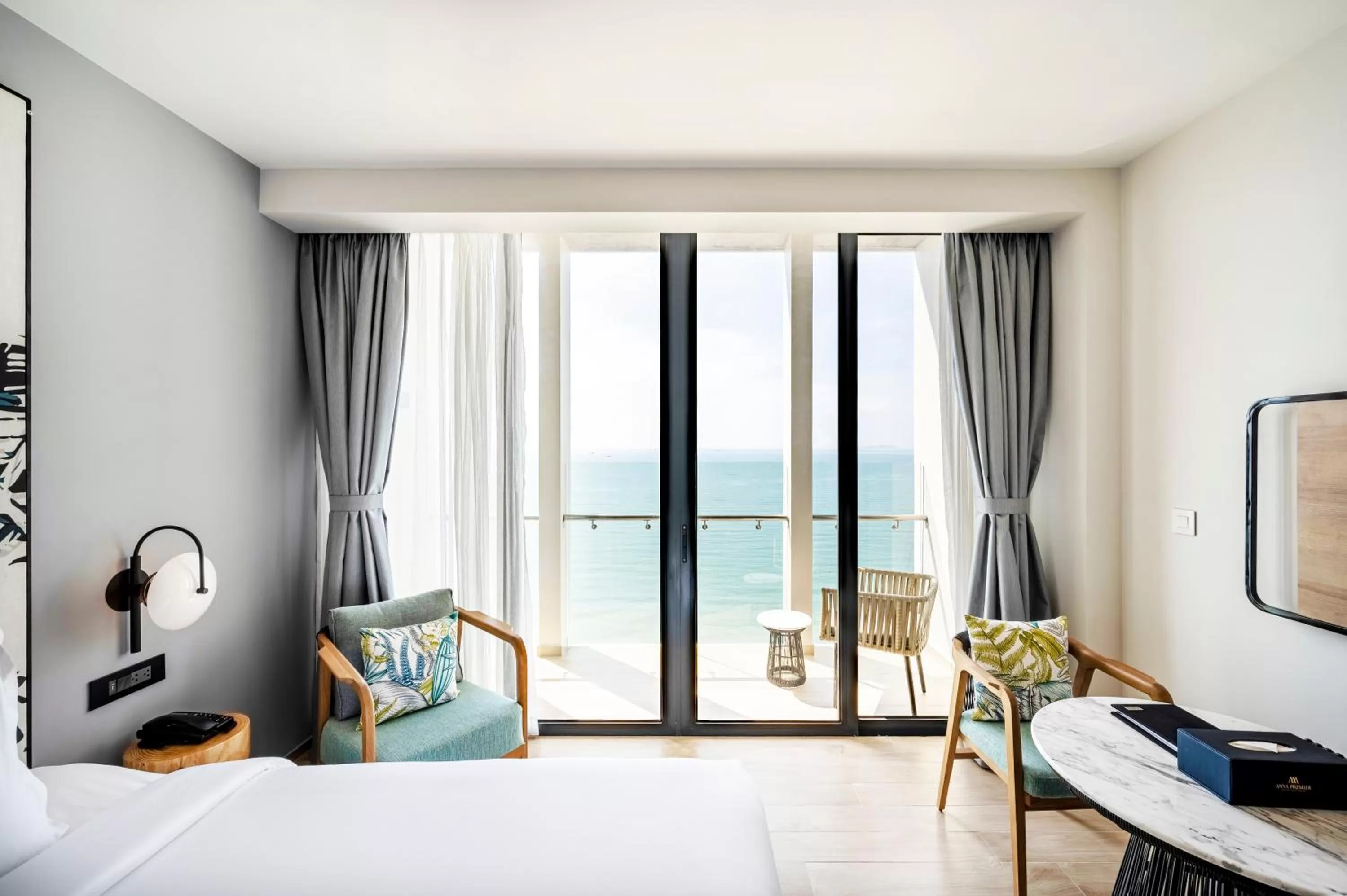 View (from property/room), Bed in Anya Premier Beachfront Hotel Quy Nhon