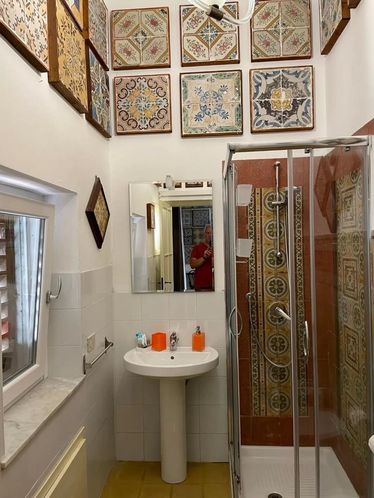 Shower, Bathroom in Stanze al Genio B&B