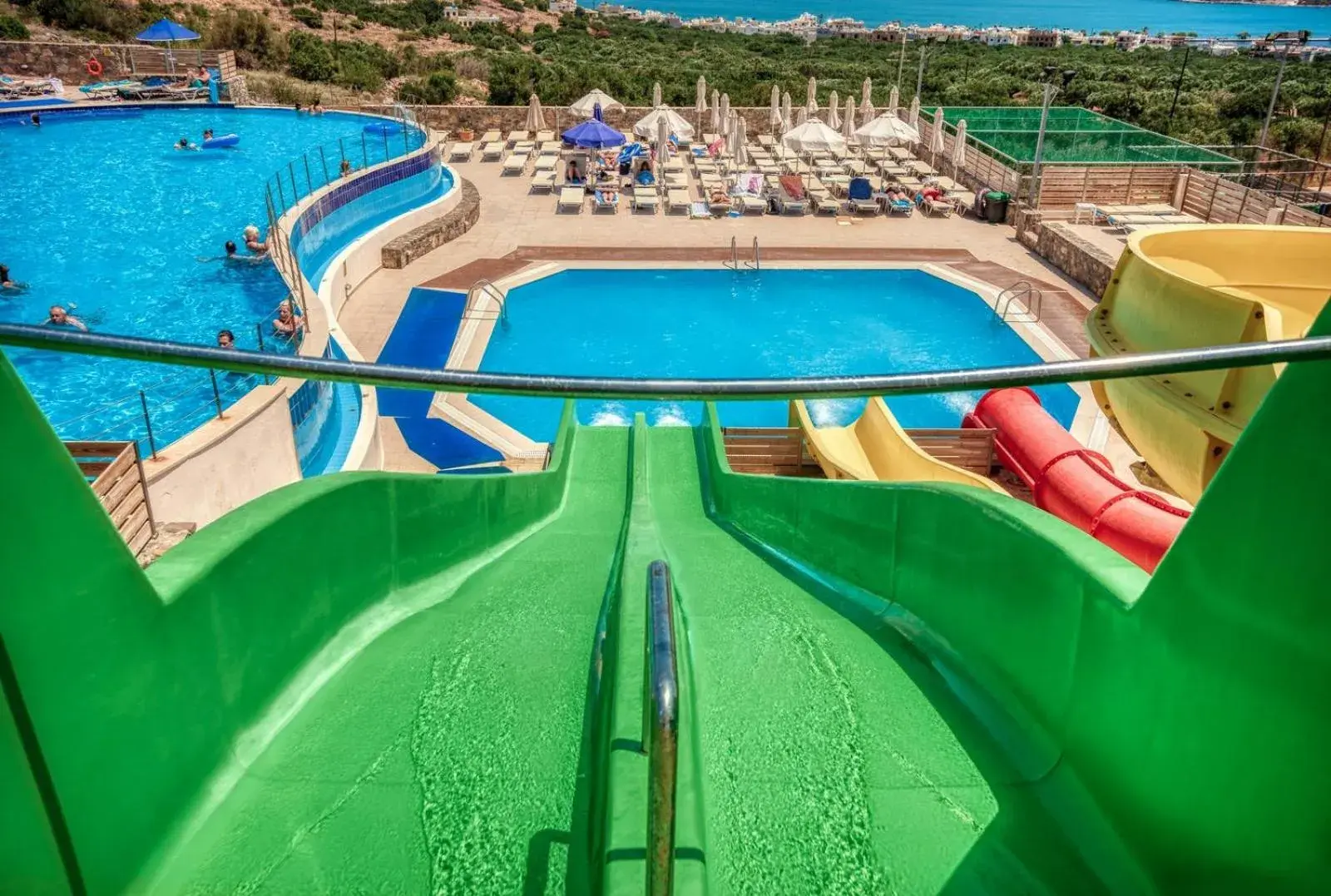 Aqua park, Pool View in Elounda Water Park Residence Hotel