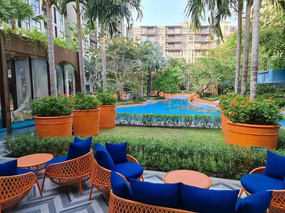 Property building in Huahin mountain view room near the beach