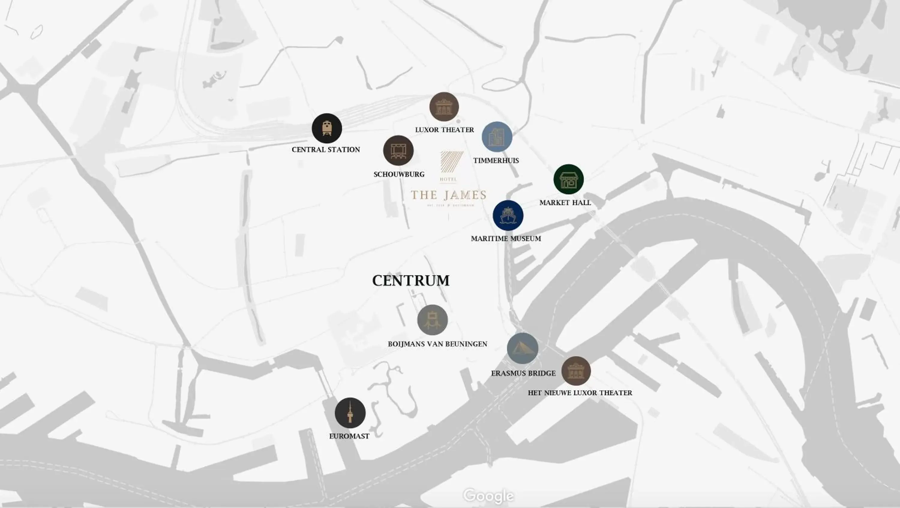 Property building in The James Rotterdam Property building in The James Rotterdam