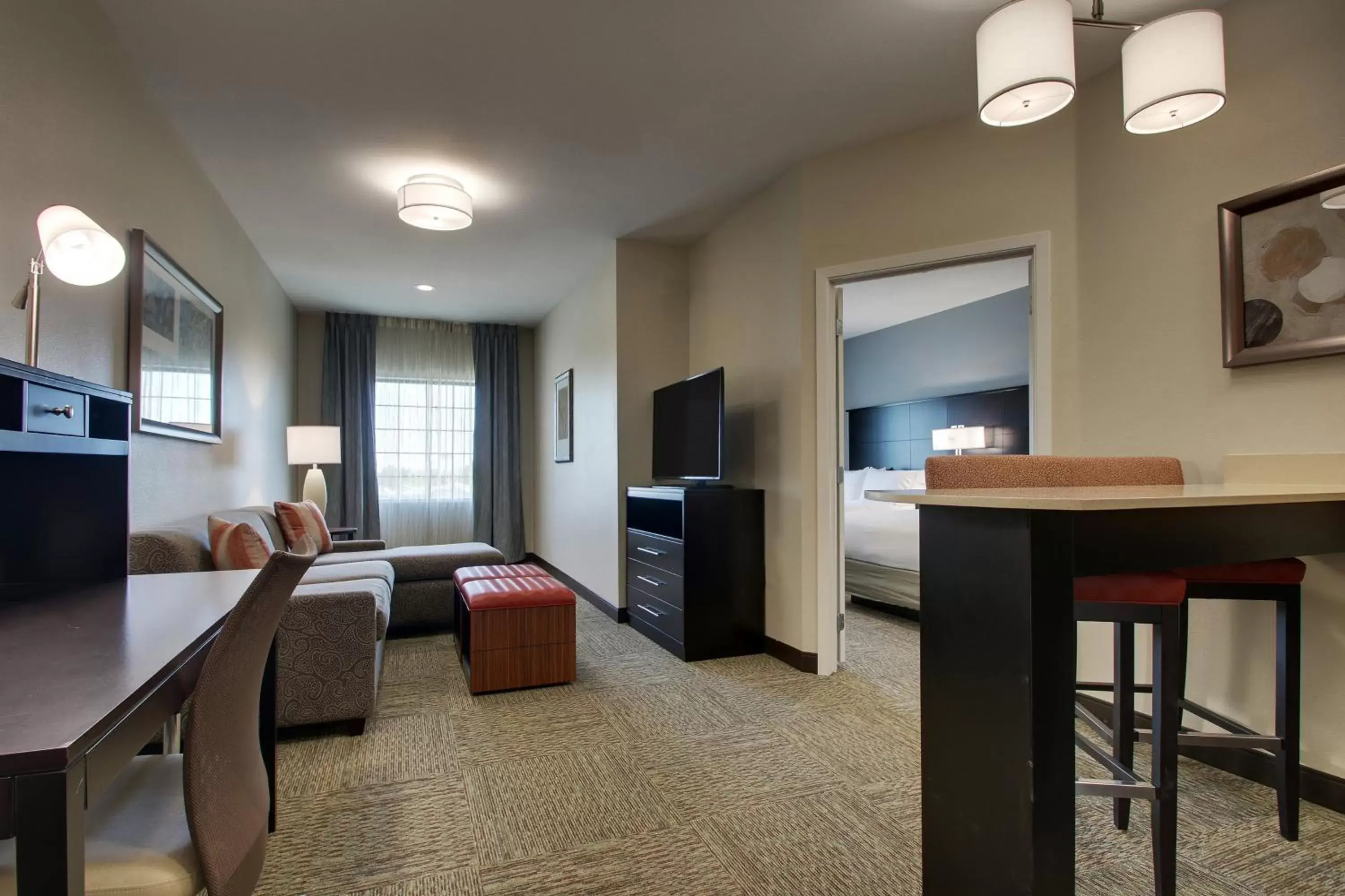 Photo of the whole room, Seating Area in Staybridge Suites Plano - The Colony, an IHG Hotel