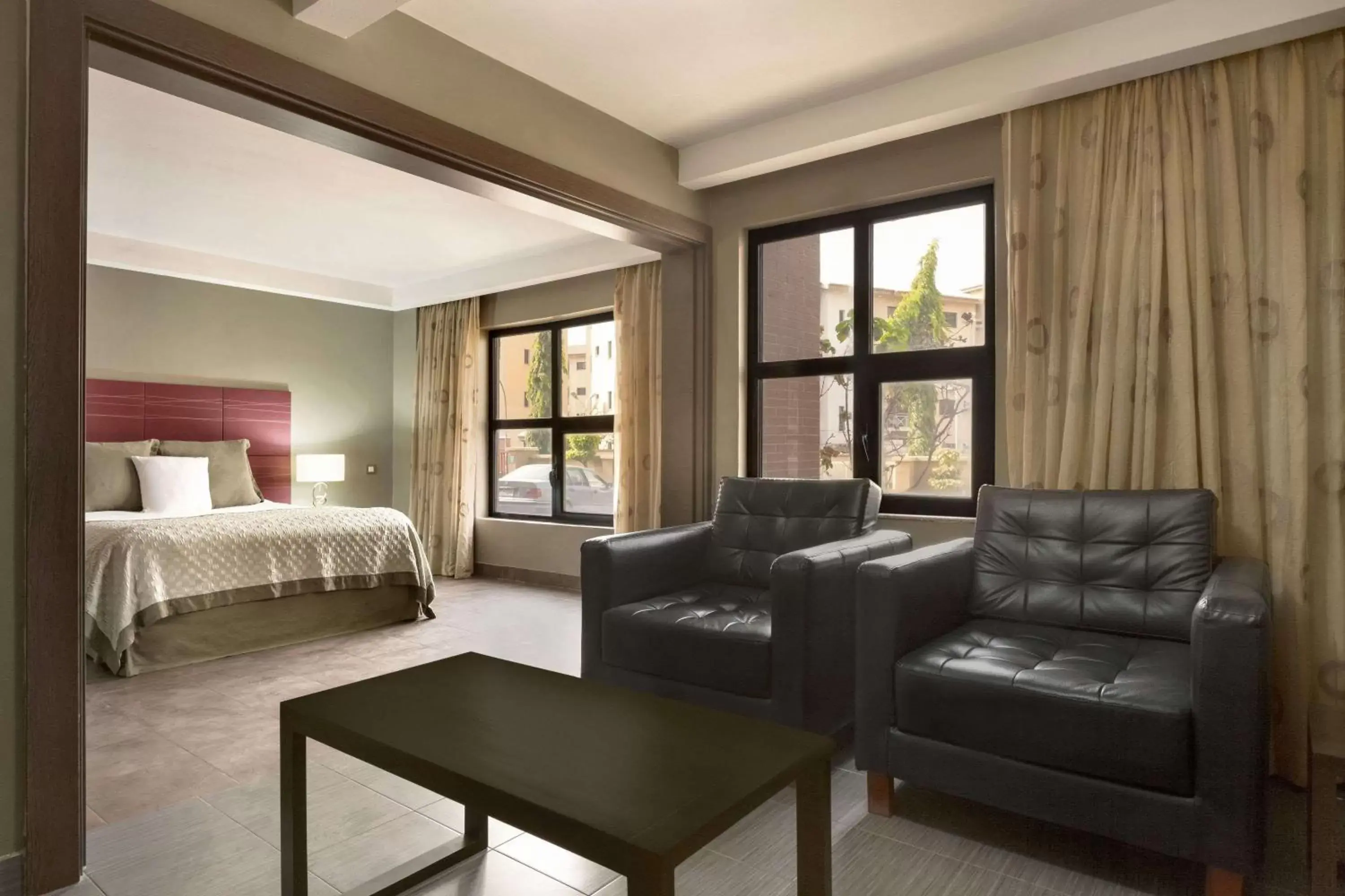 Photo of the whole room, Bed in Hawthorn Suites by Wyndham Abuja Photo of the whole room, Bed in Hawthorn Suites by Wyndham Abuja