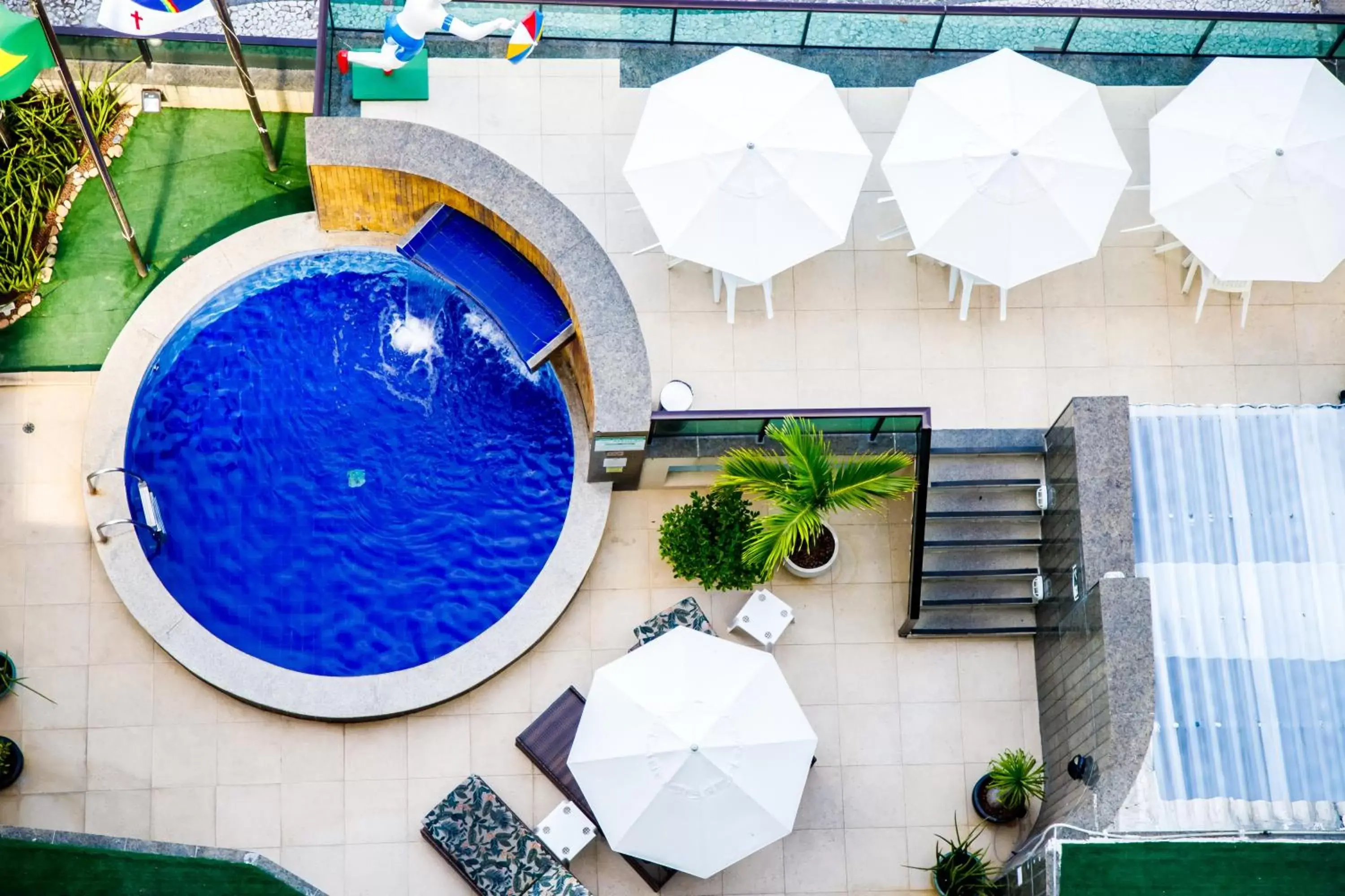 Swimming pool, Pool View in Golden Park Recife Boa Viagem