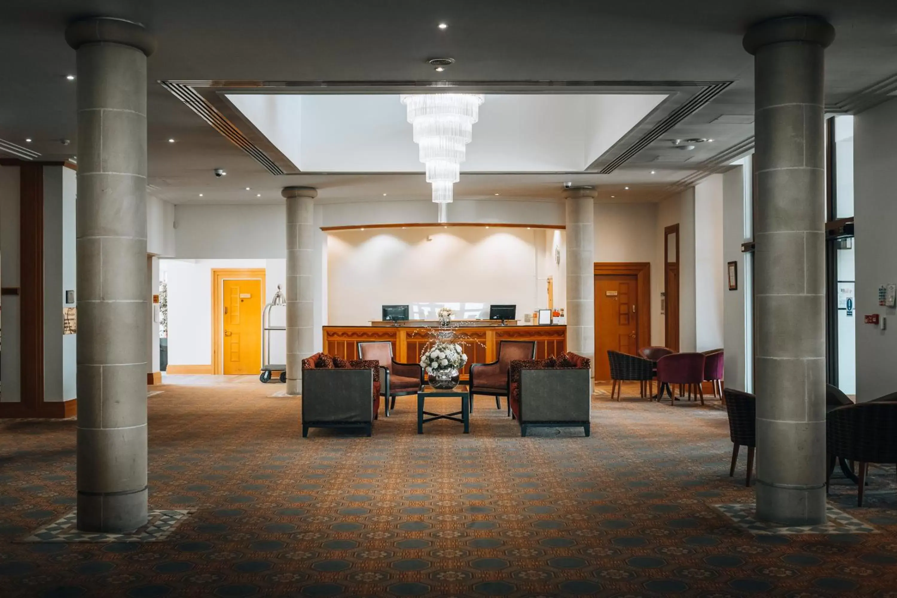 Lobby or reception in The Oxfordshire Golf & Spa Hotel