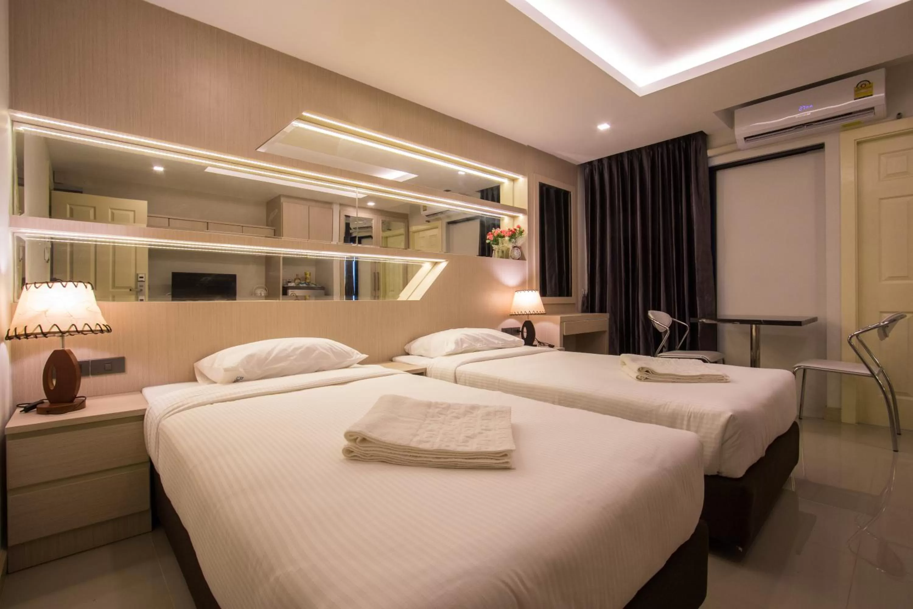 Bed in B-your home Hotel Don Mueang Airport Bangkok 如你家酒店