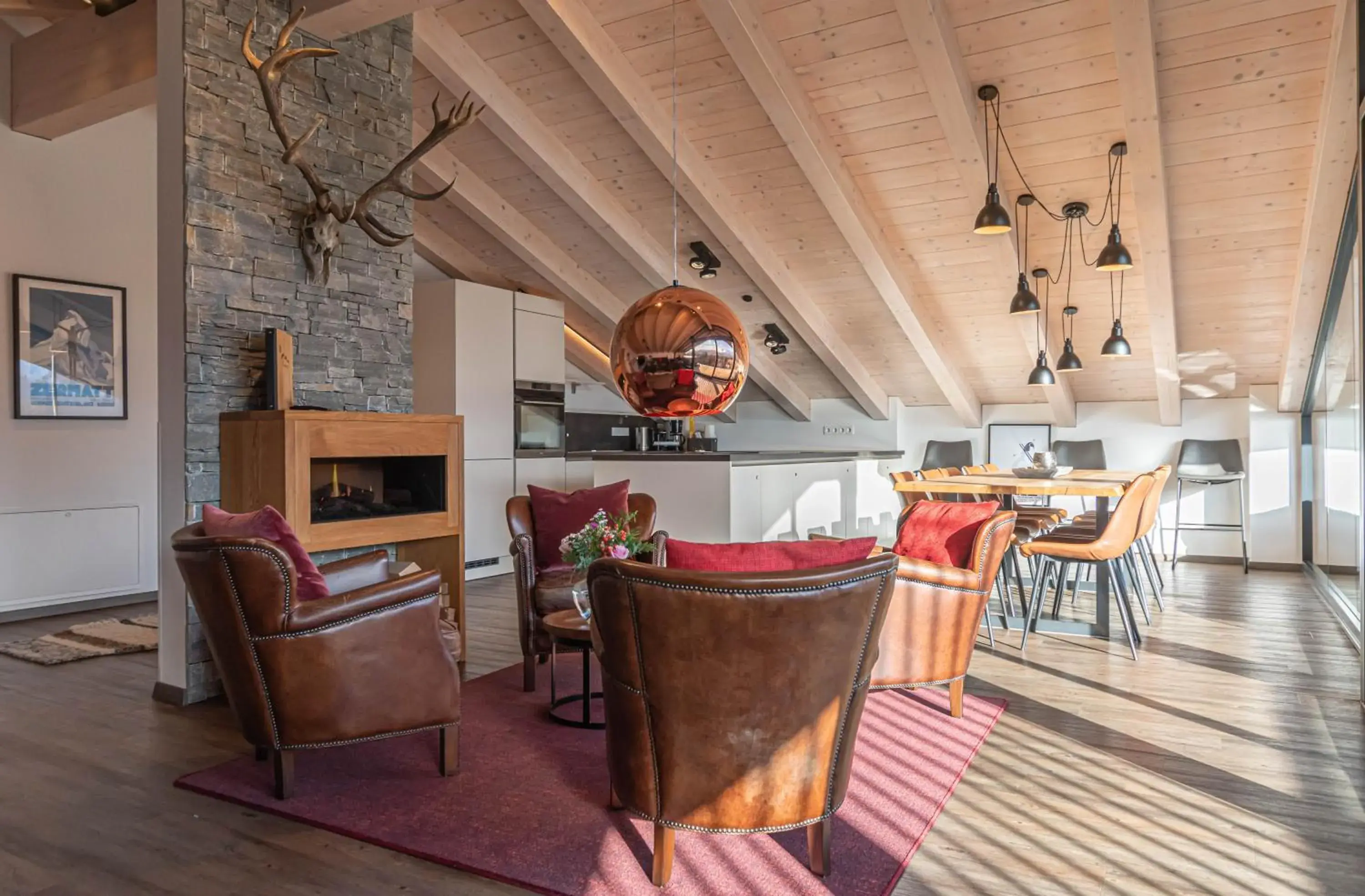 Living room, Dining Area in Schonblick