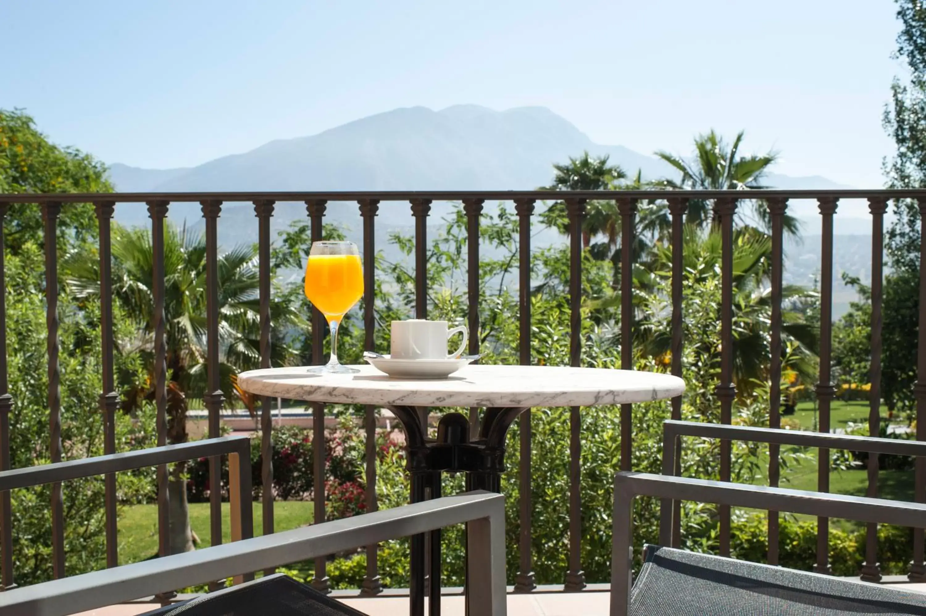 Balcony/Terrace in B bou Hotel La Viñuela & Spa