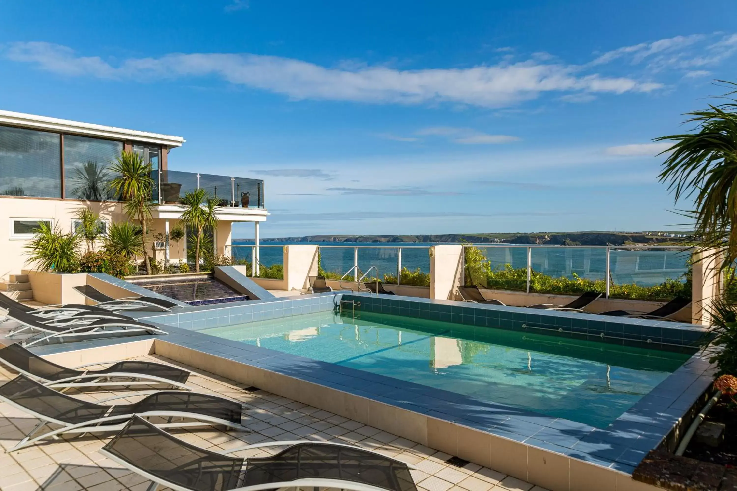 Pool view, Swimming Pool in Atlantic Hotel Newquay