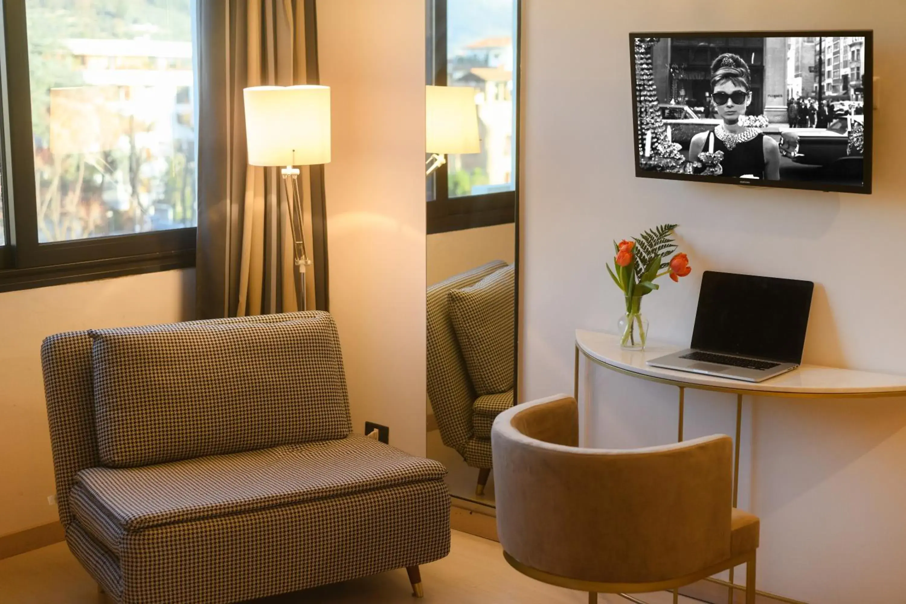 Decorative detail, Seating Area in Art Hotel Milano