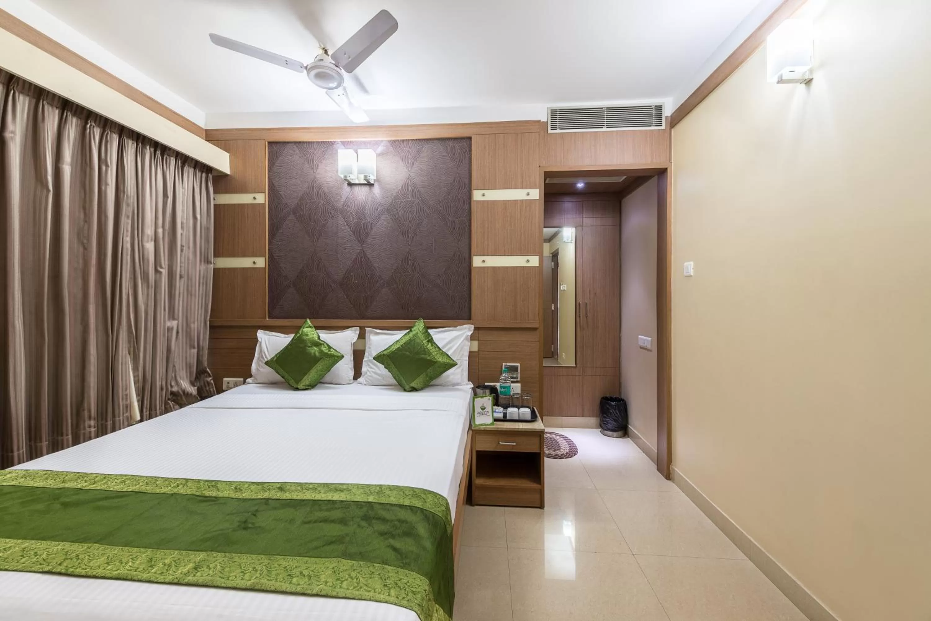 Bedroom, Bed in Treebo ESS Grande