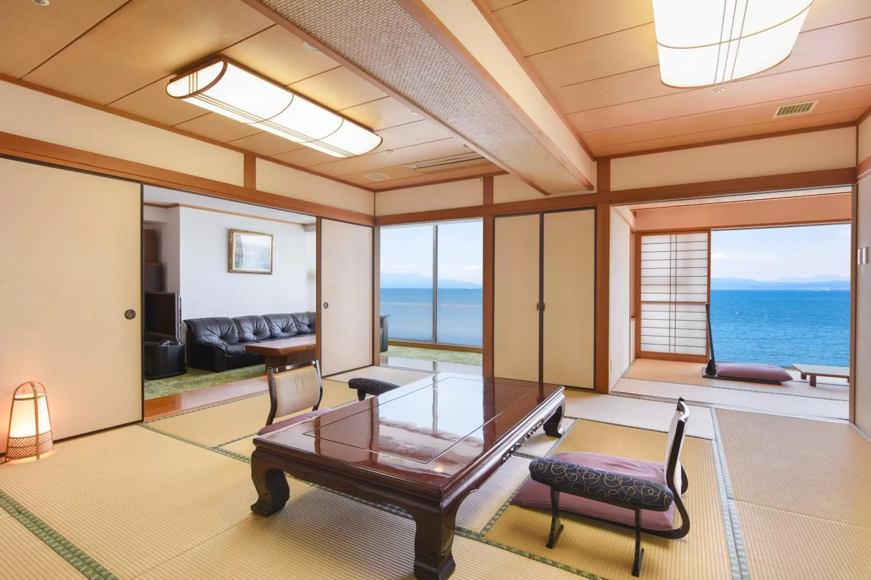 Sea view, Seating Area in Ibusuki Kaijo Hotel