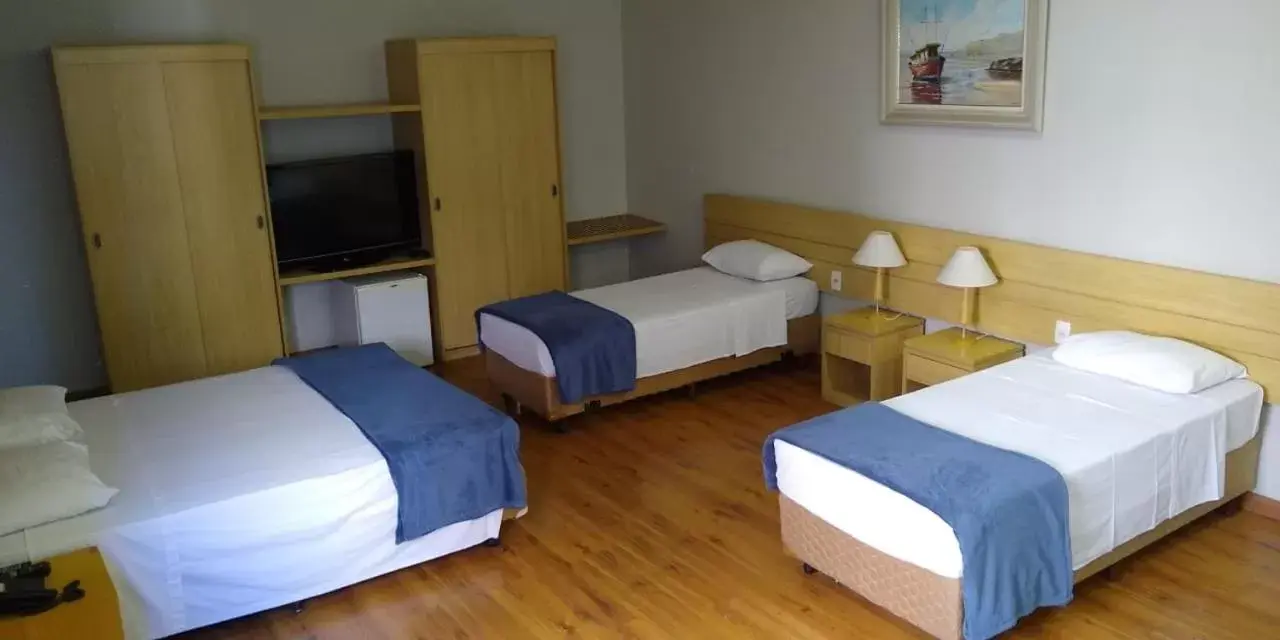 Bed in Hotel Marbor