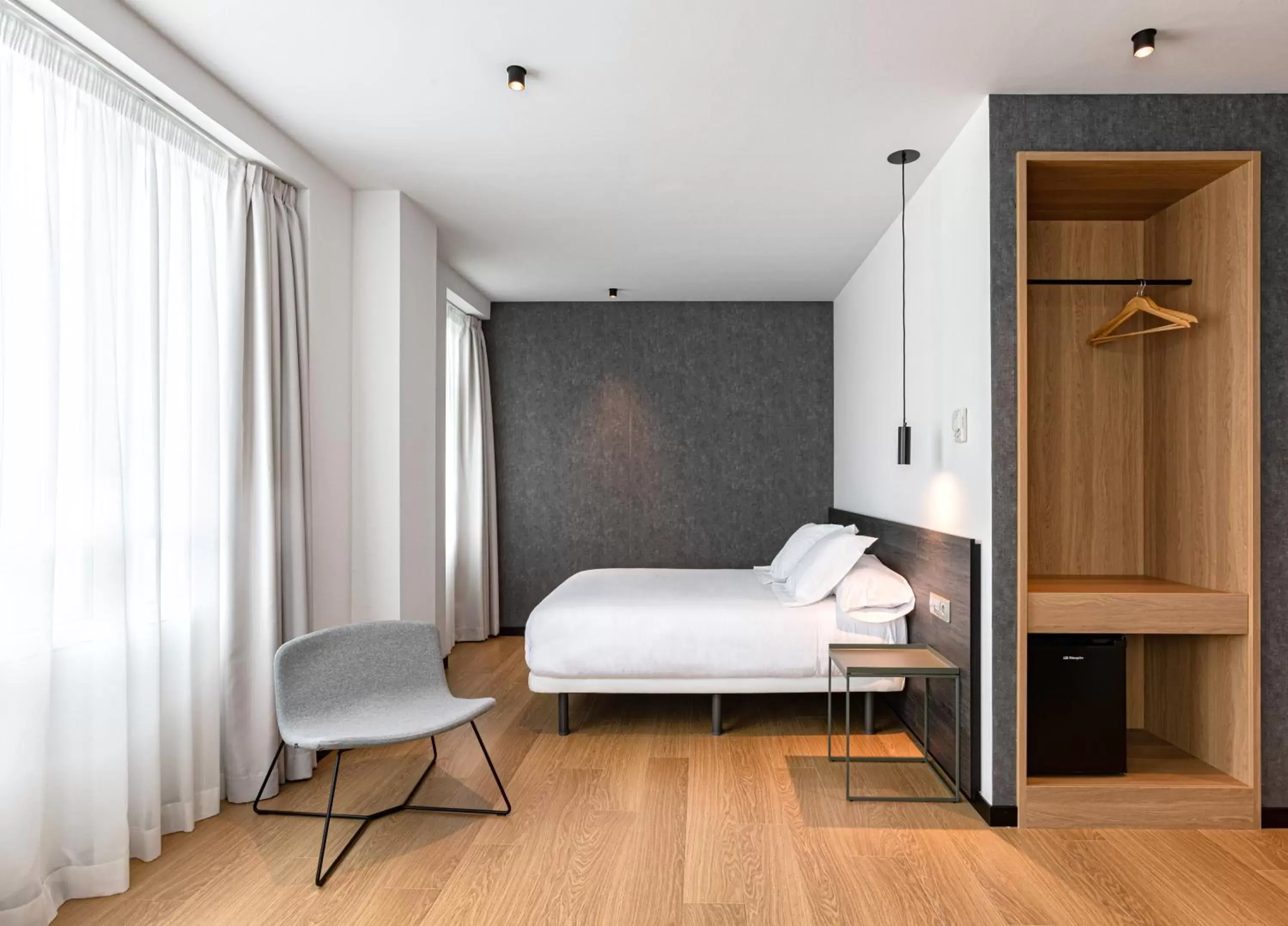 Bed in Hotel Forum Ceao