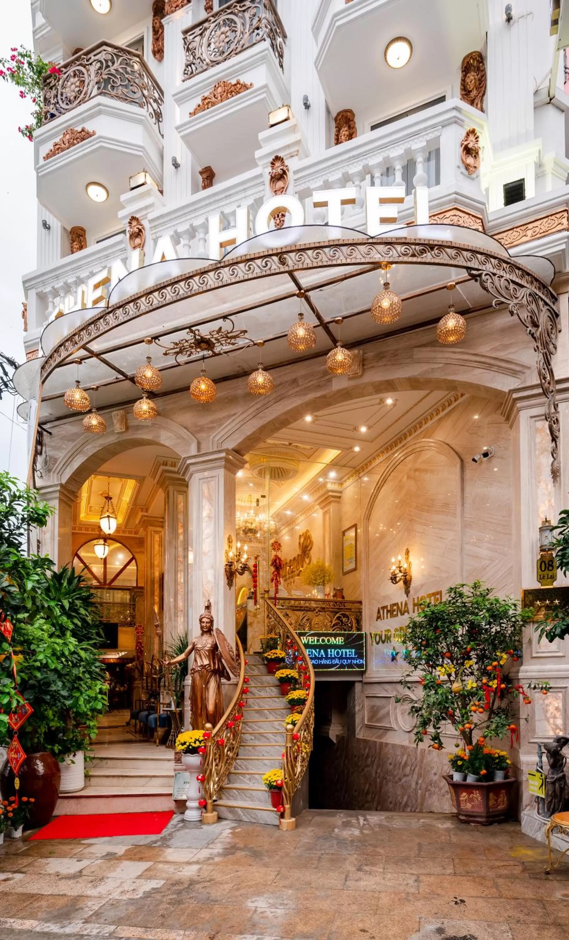 Facade/entrance in Athena Hotel Quy Nhơn