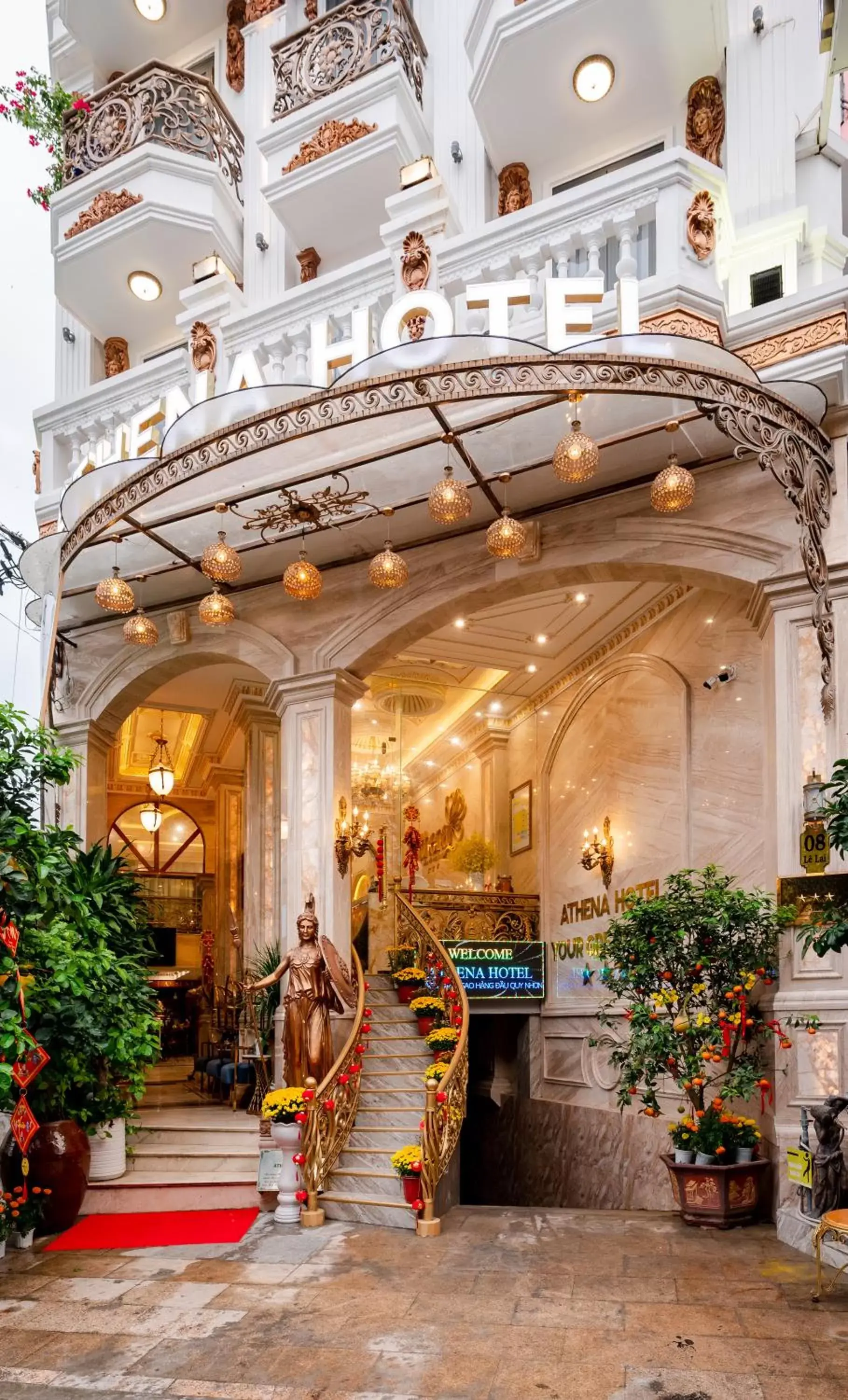 Facade/entrance in Athena Hotel Quy Nhơn Facade/entrance in Athena Hotel Quy Nhơn