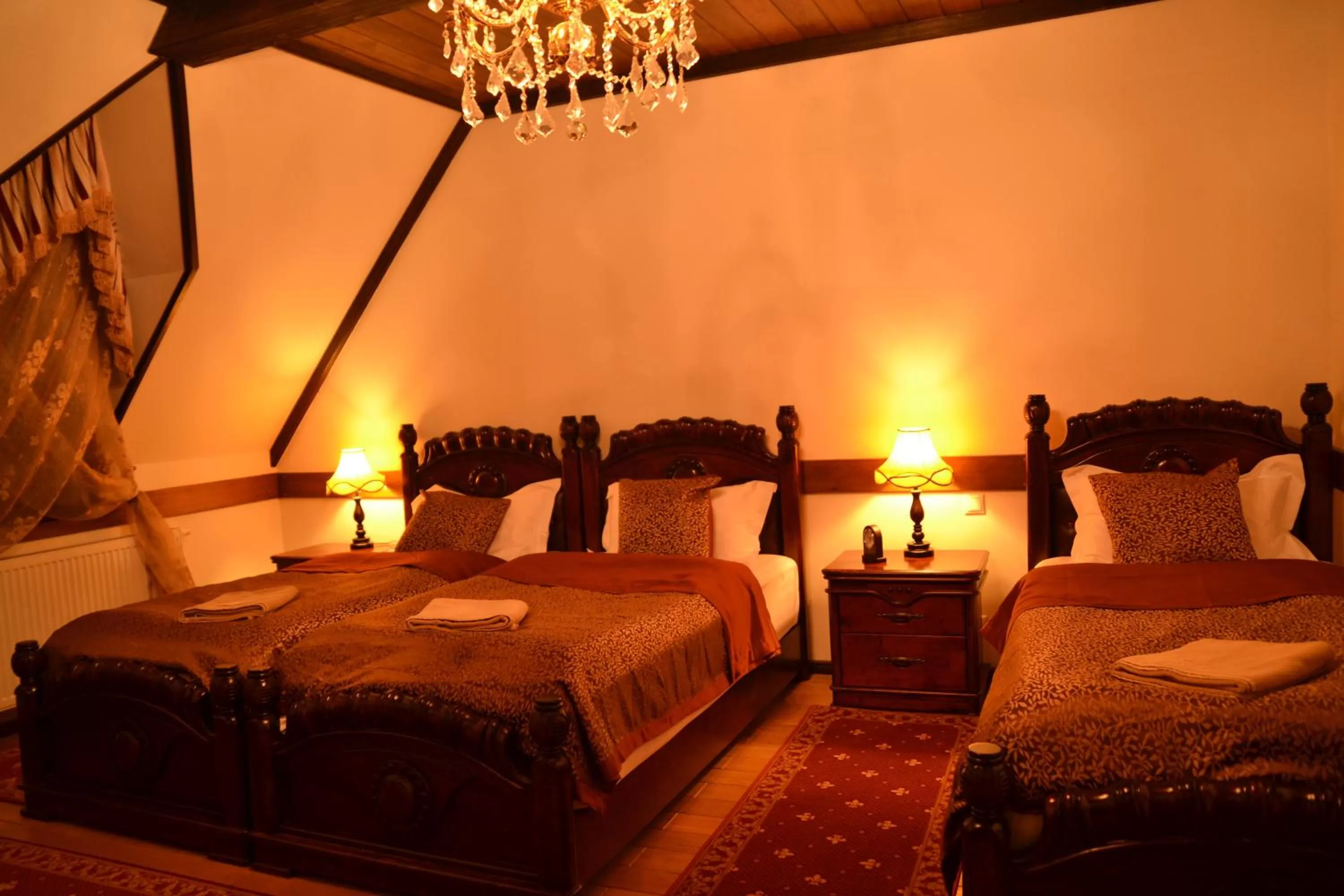 Bed in Zámek Lužec Spa & Wellness Resort