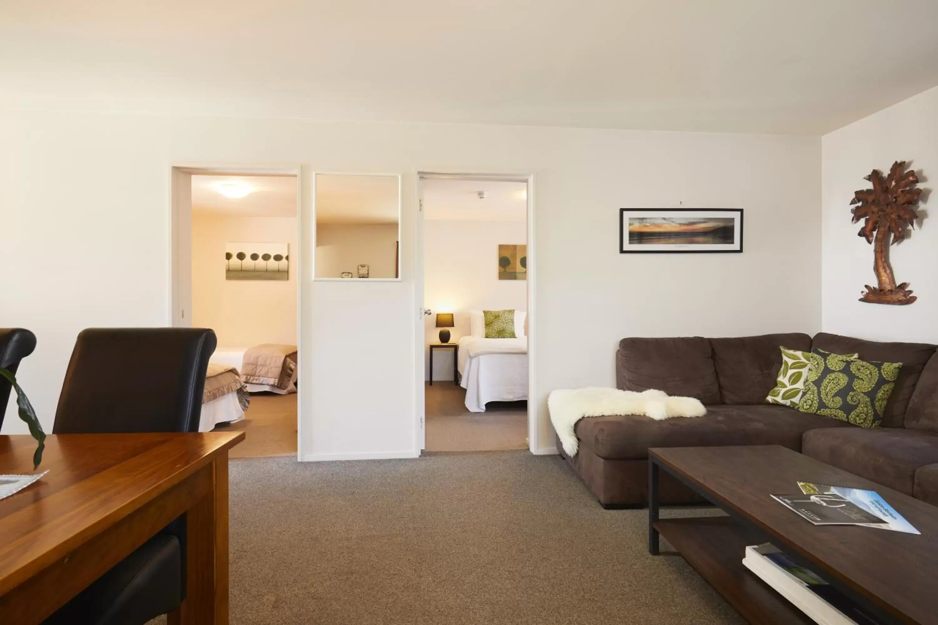 Living room in Blenheim Palms Motel