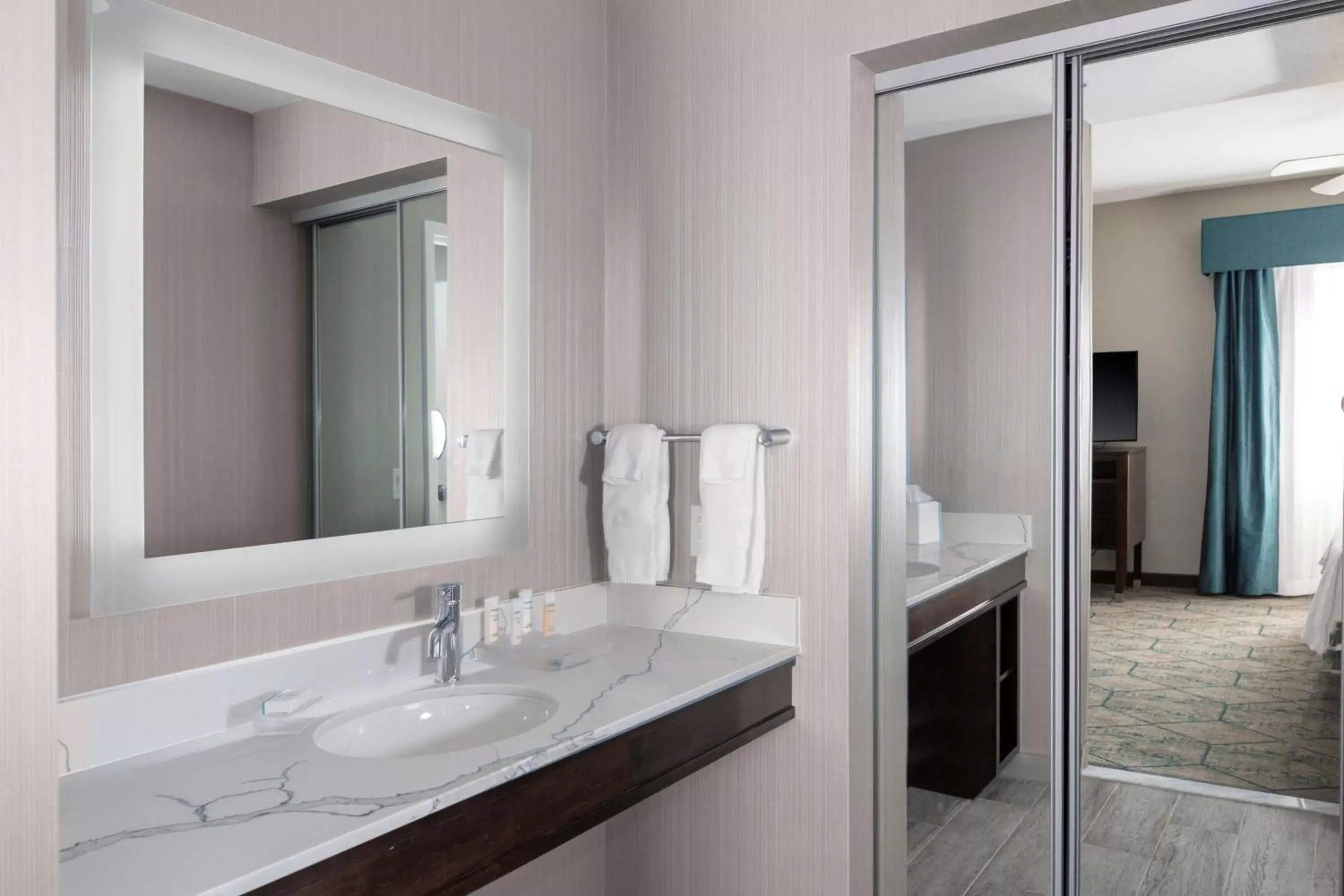 Bathroom in Homewood Suites by Hilton Phoenix Airport South