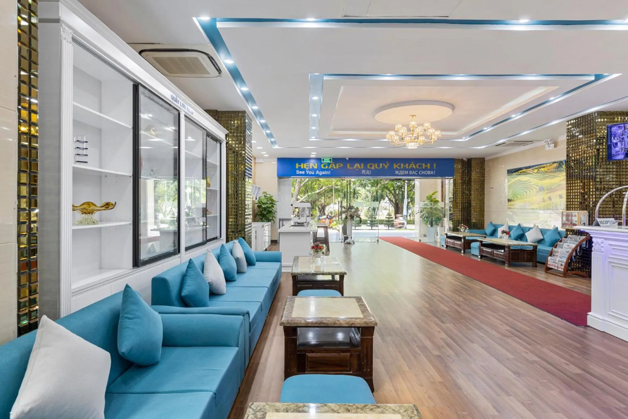 Living room in Blue Pearl Hotel