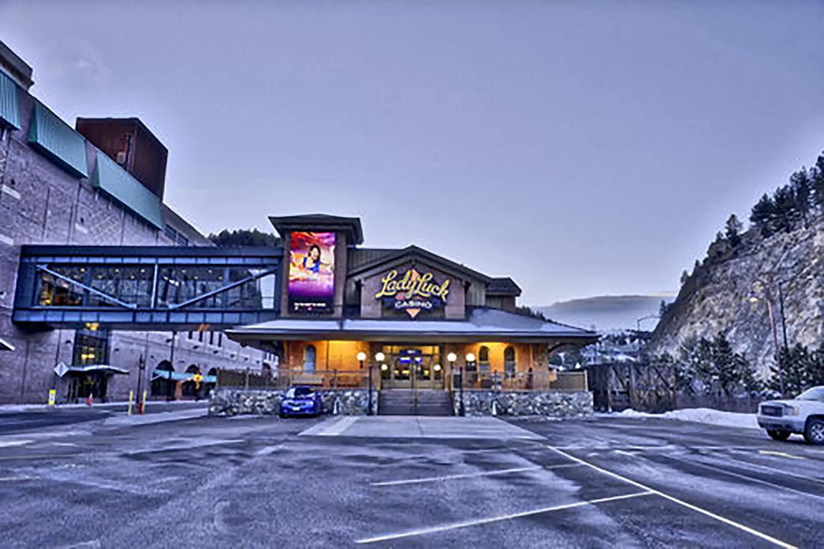 Property building, Winter in Lady Luck Casino Black Hawk