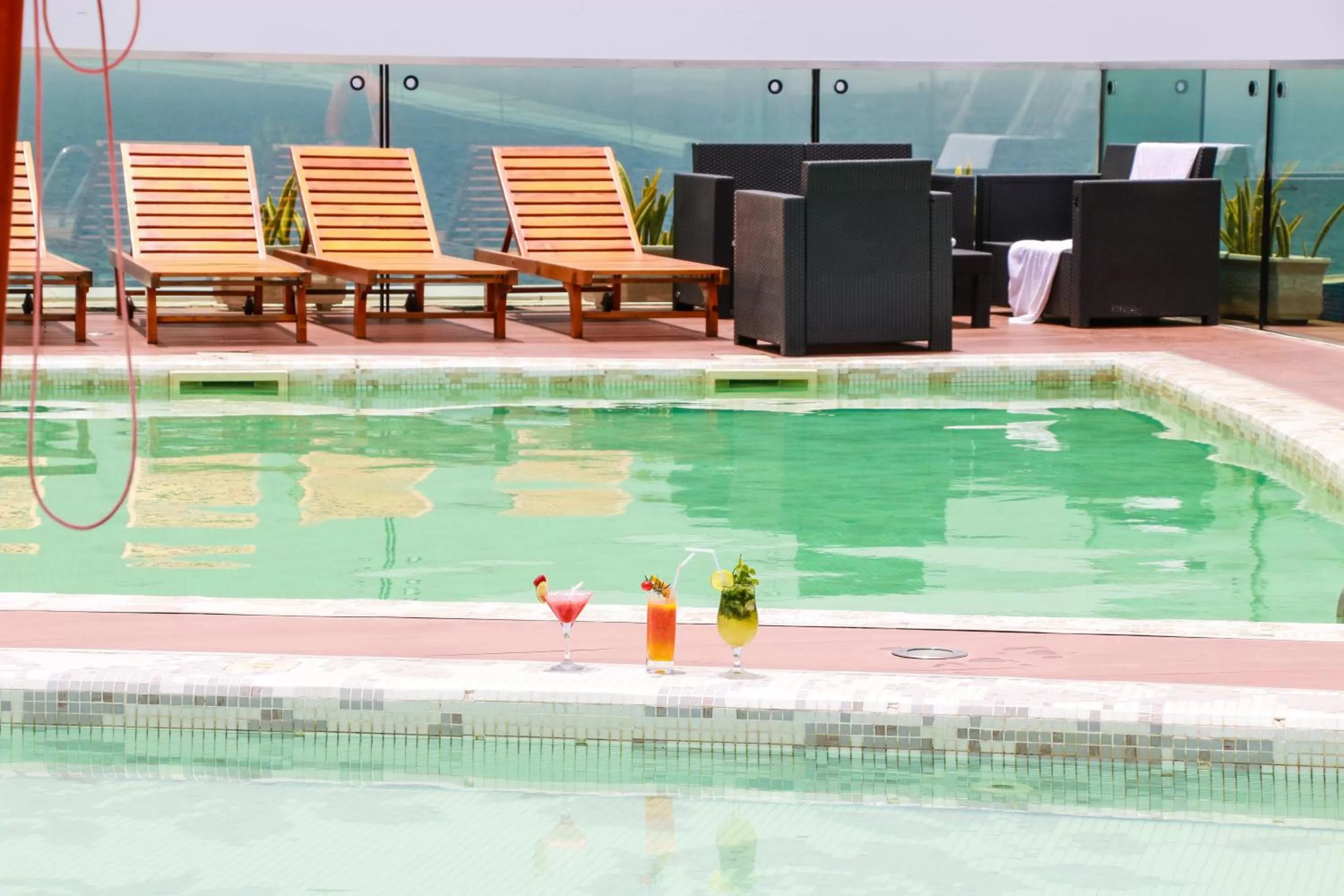 Pool view in Hotel Vip Praia