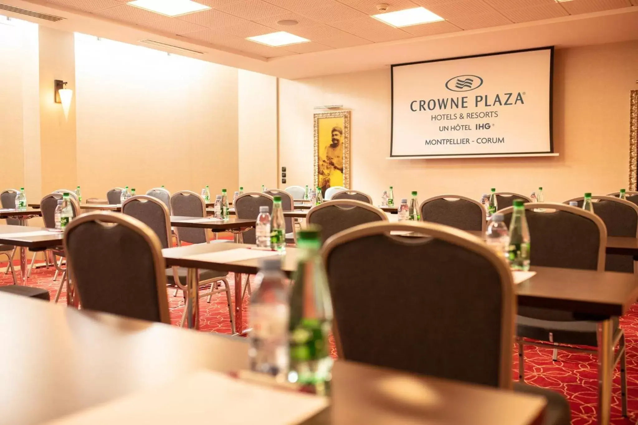 Meeting/conference room, Restaurant/Places to Eat in Crowne Plaza Montpellier Corum, an IHG Hotel