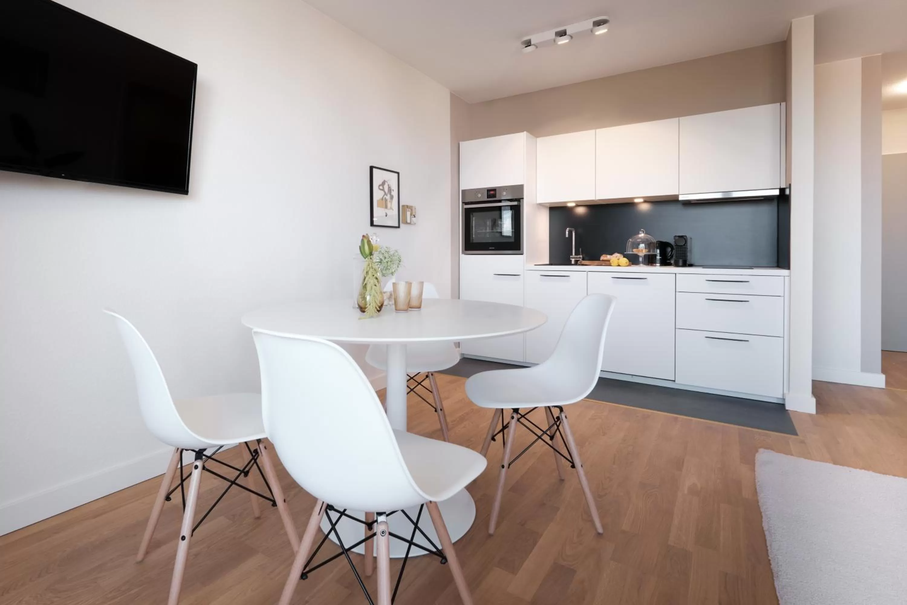 TV and multimedia in SAXX Apartments Leipzig