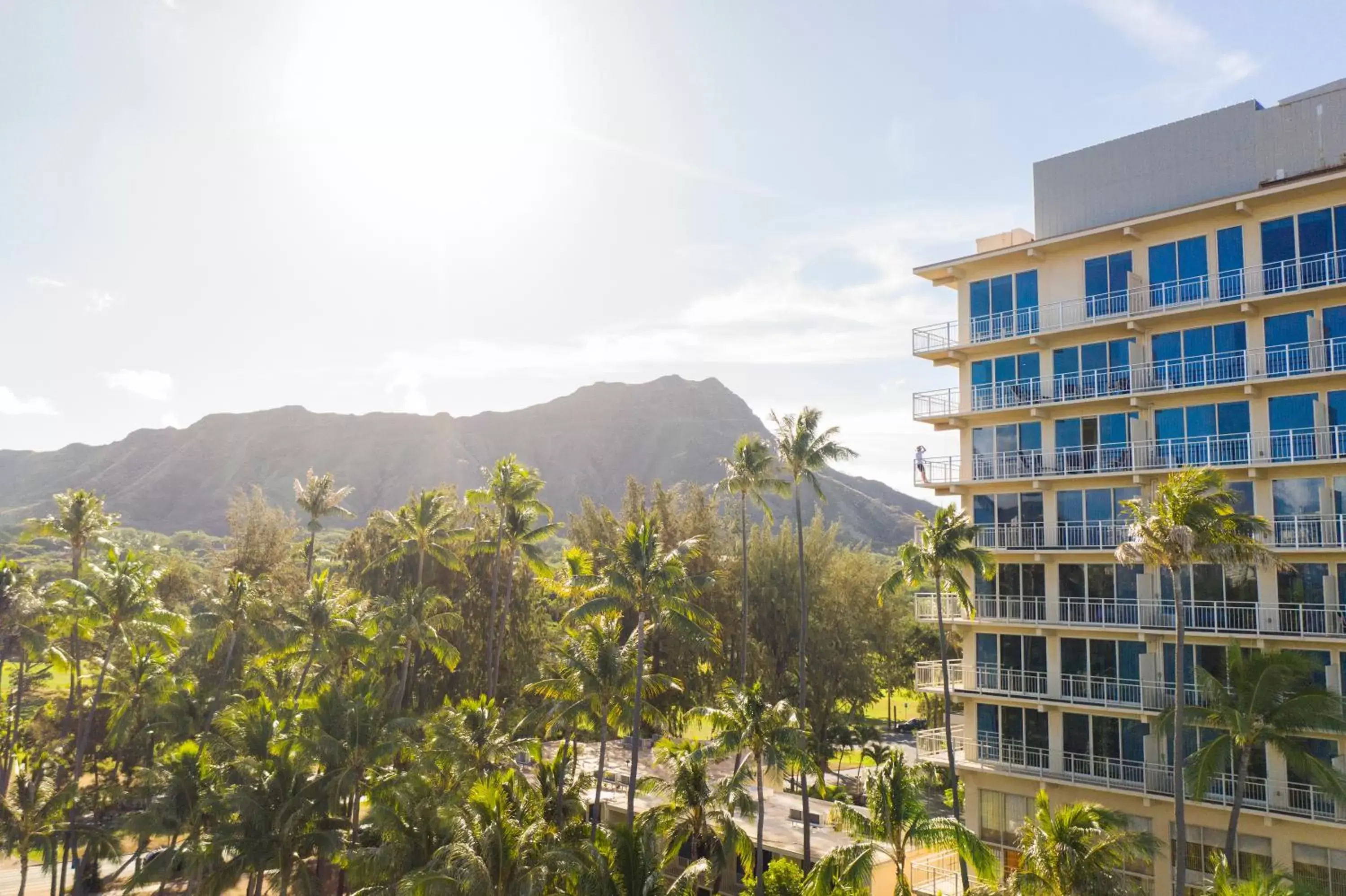 Property building, Mountain View in Kaimana Beach Hotel