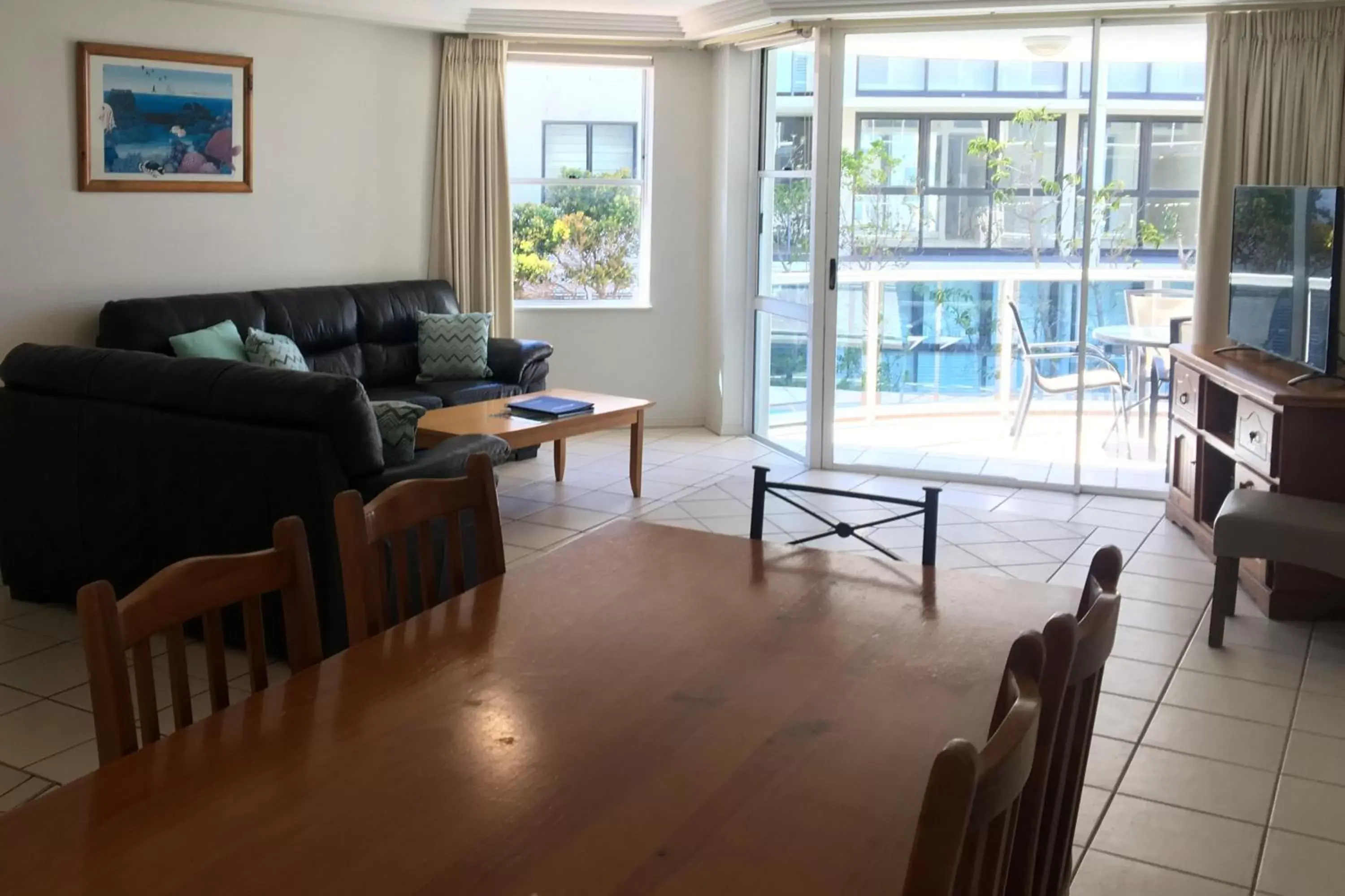 Balcony/Terrace, Pool View in Watermark Resort Caloundra