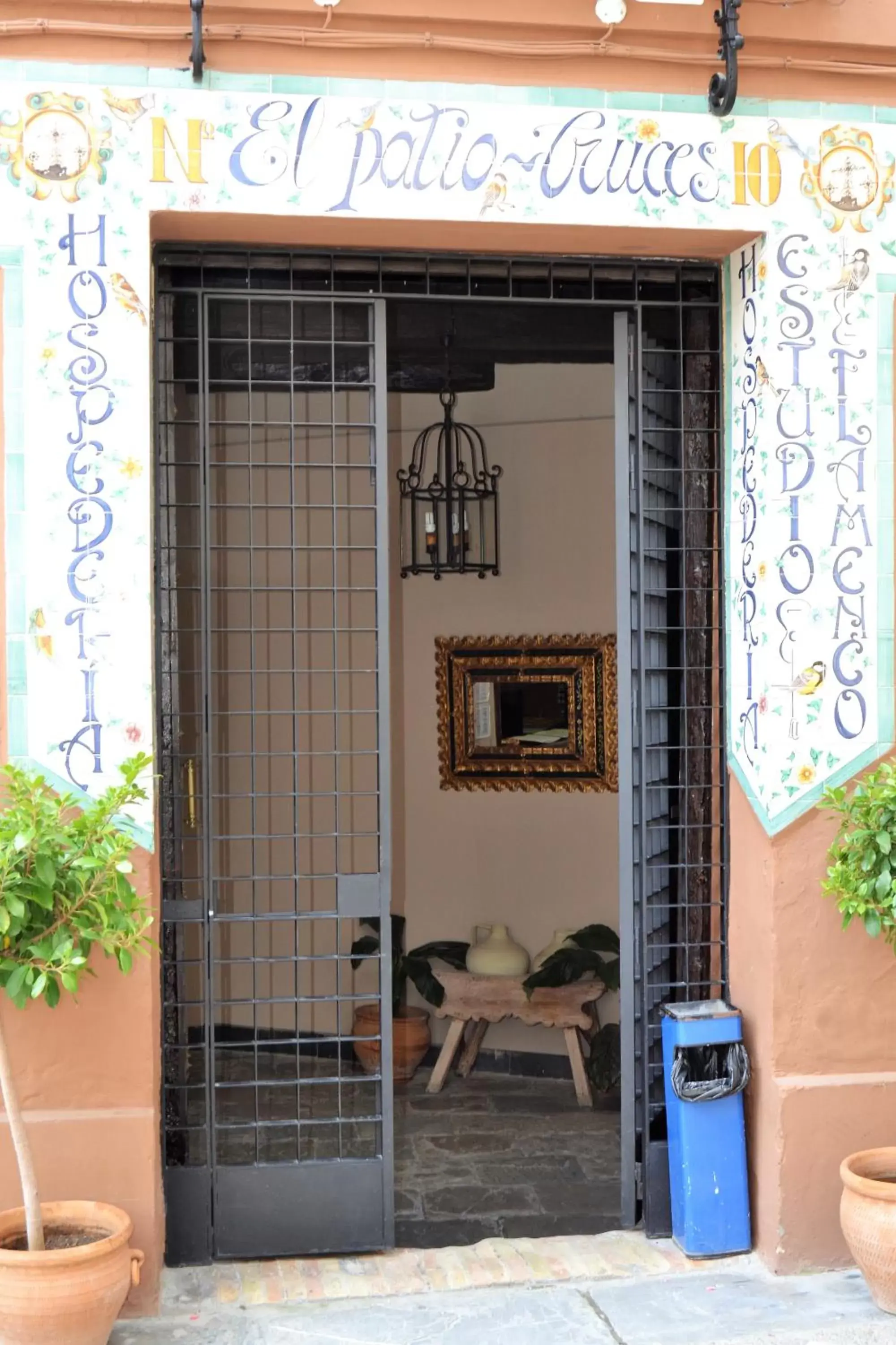 Decorative detail in Hotel Patio de las Cruces