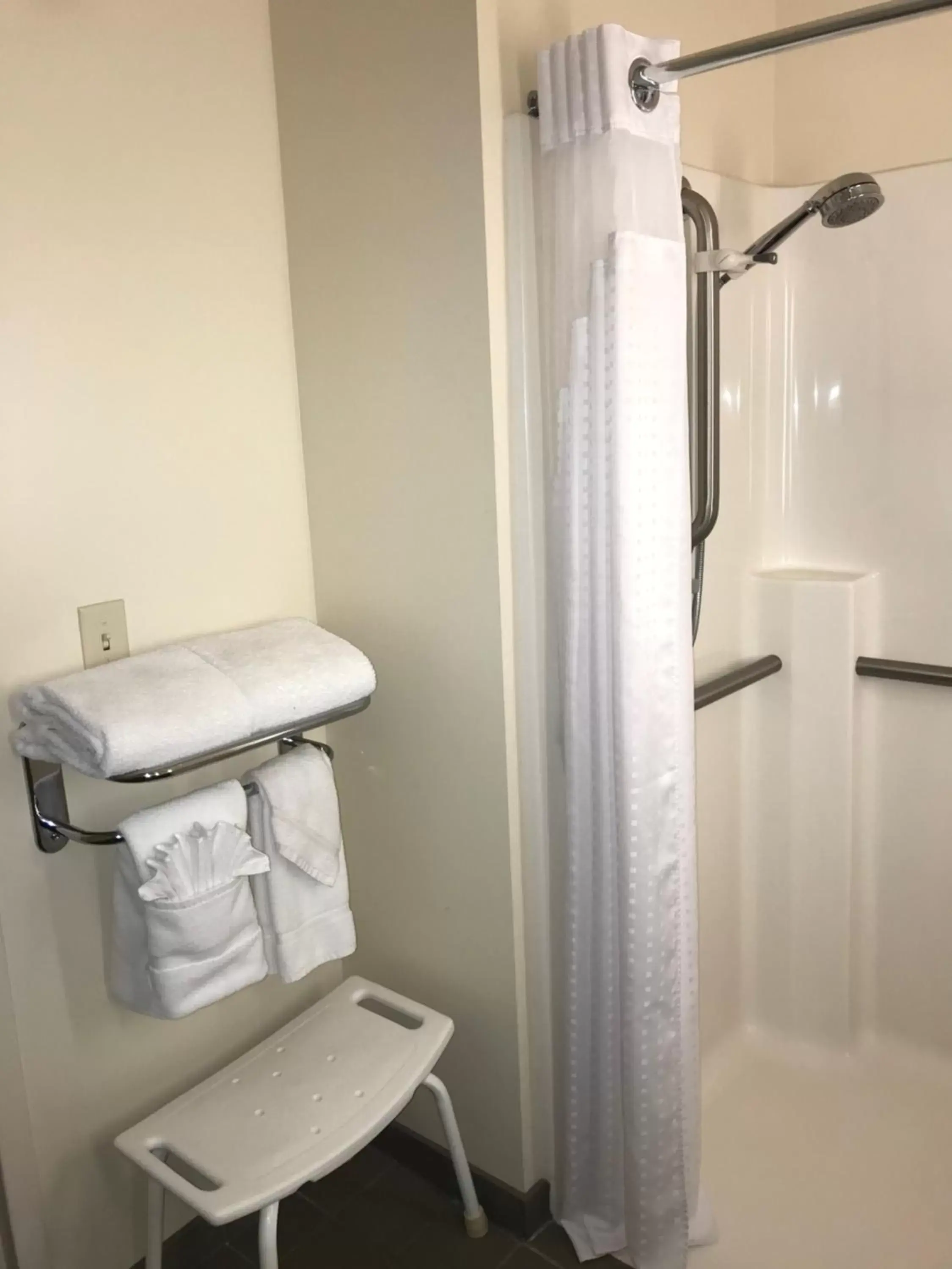 Shower, Bathroom in Holiday Inn Hotel & Suites Ann Arbor University of Michigan Area, an IHG Hotel