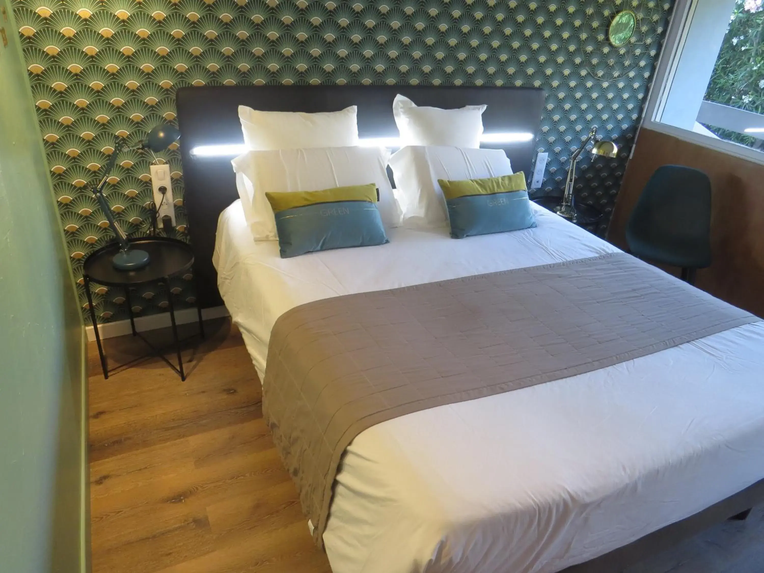 Bed in Hôtel Kyriad Cap Sud Bed in Hôtel Kyriad Cap Sud