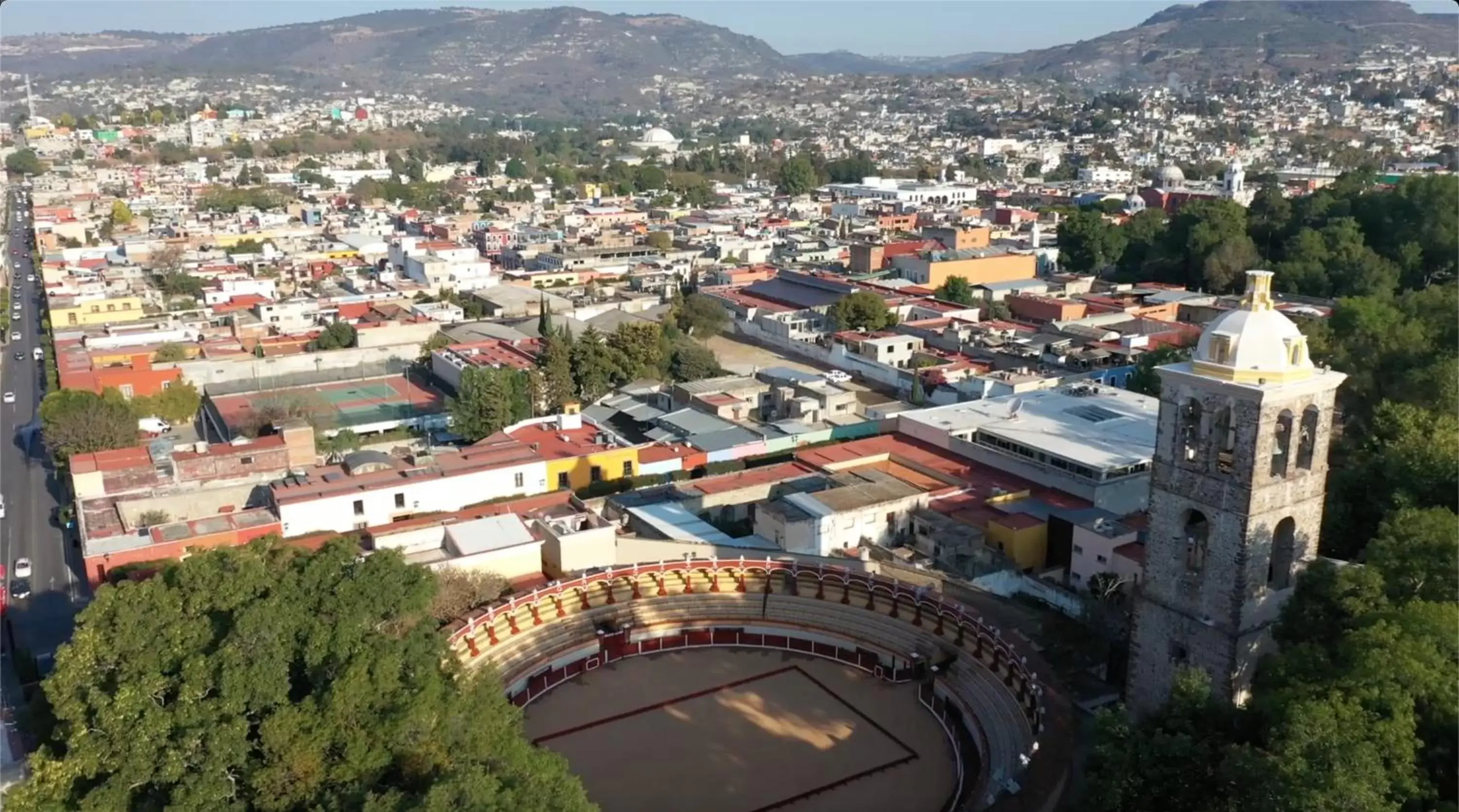 Nearby landmark, Bird's-eye View in GS Jerocs Tlaxcala