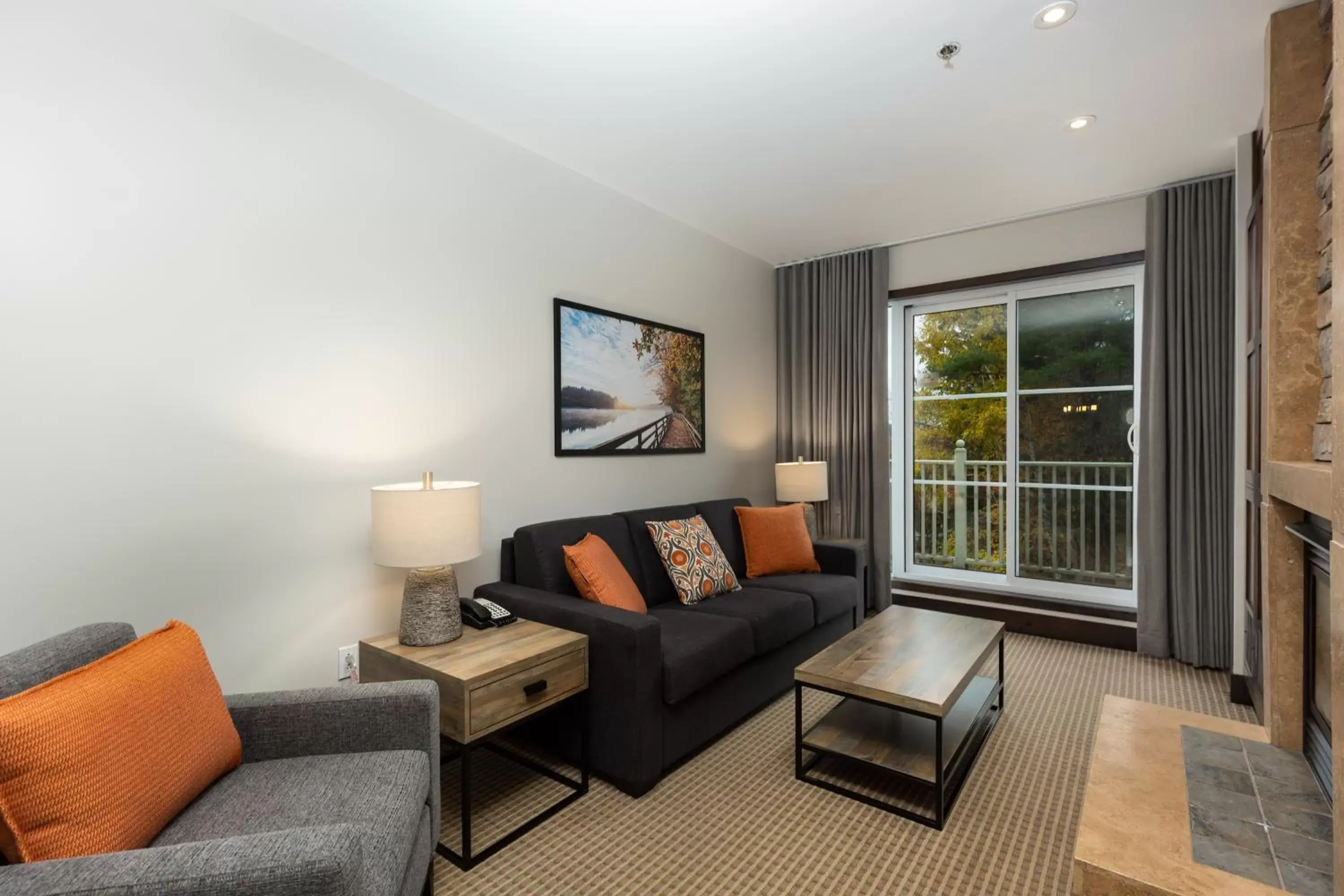 Living room in Ermitage du Lac Living room in Ermitage du Lac