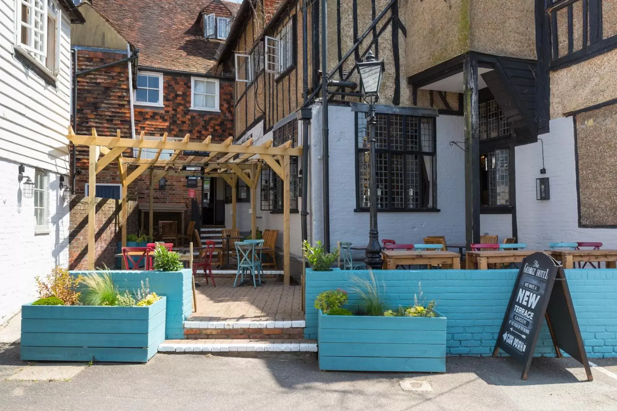 Garden in The George Hotel & Brasserie, Cranbrook