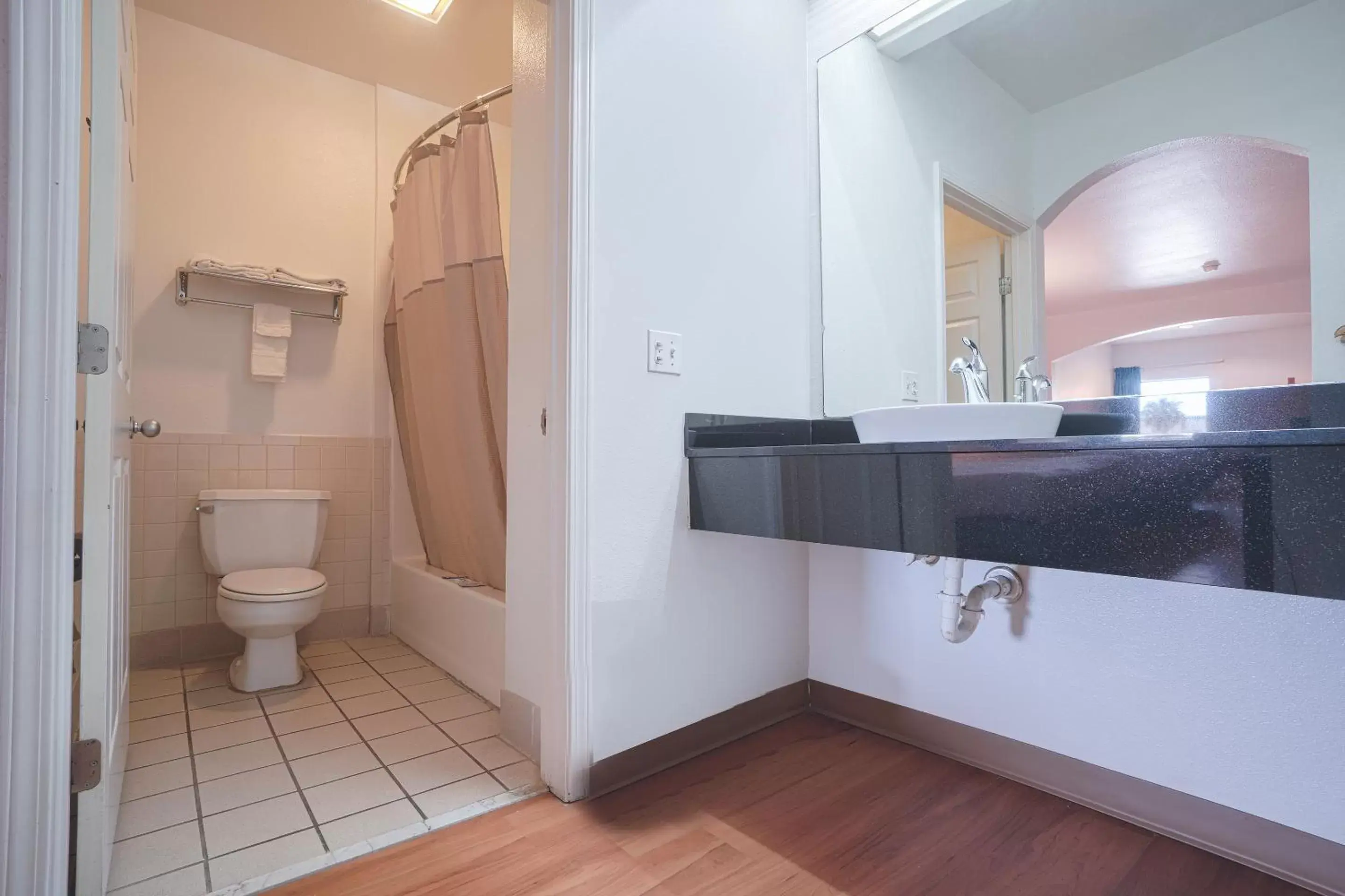 Bathroom in Island Inn By OYO Galveston Beach, TX