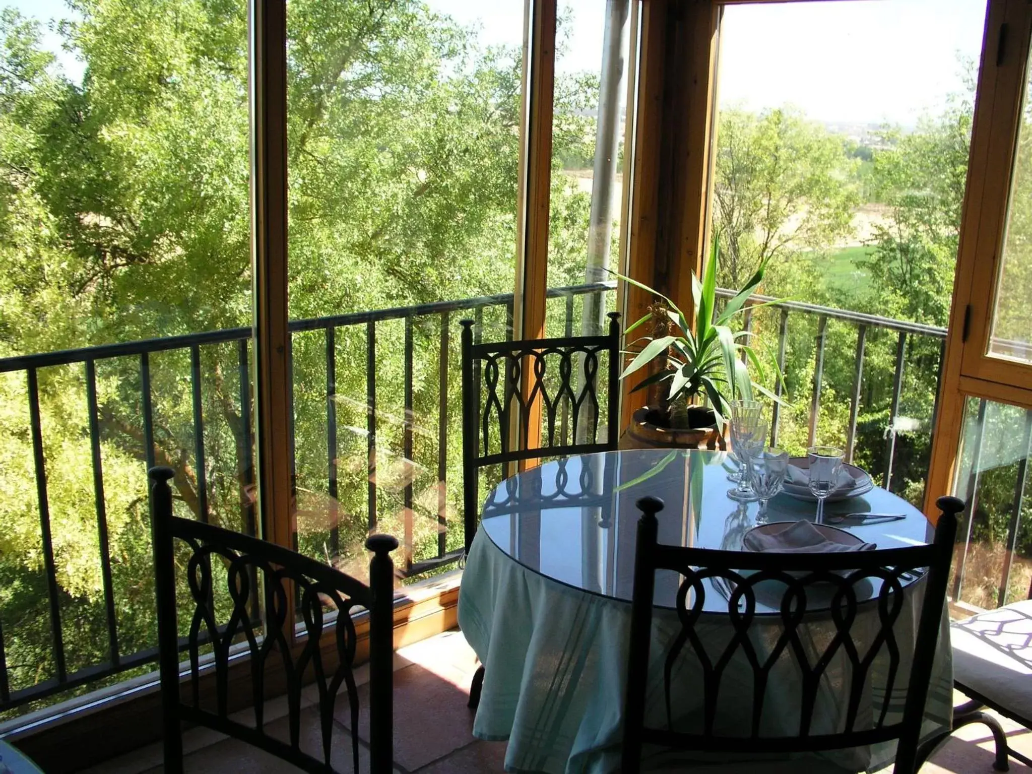 Balcony/Terrace, Restaurant/Places to Eat in Posada de Eufrasio